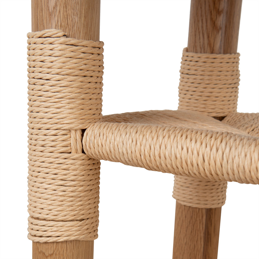42cm Round Capri Side Table - Natural