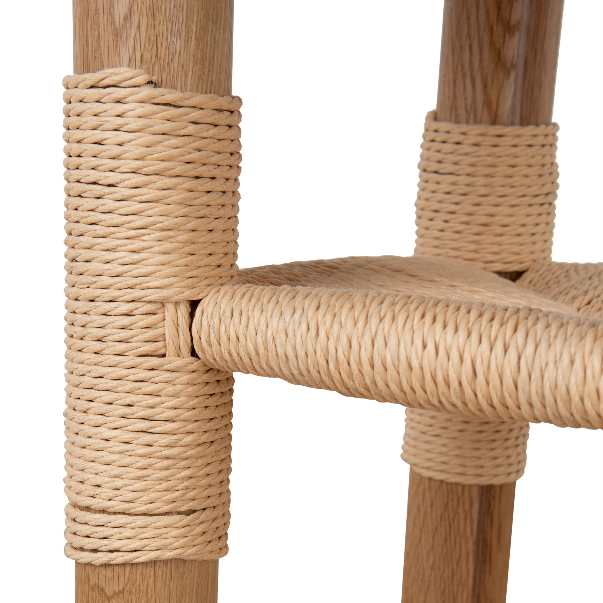 42cm Round Capri Side Table - Natural