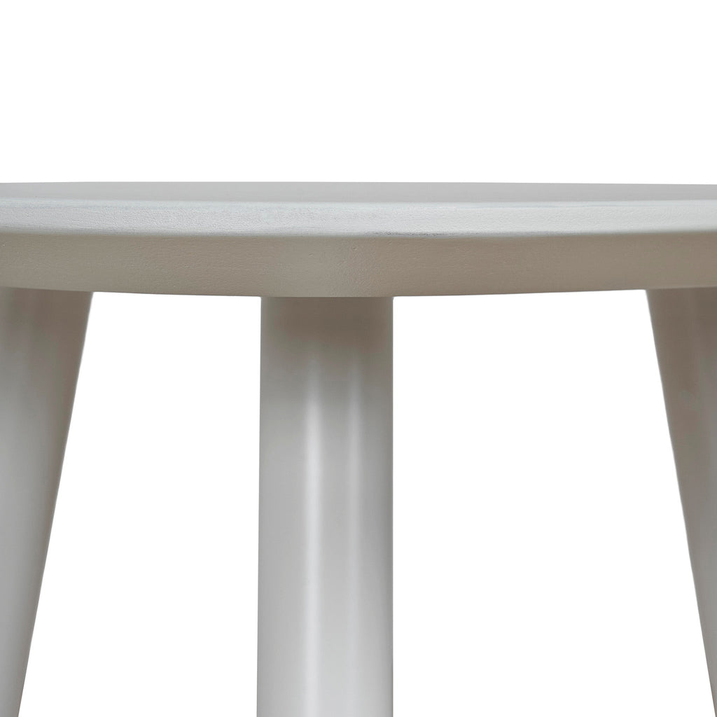 of 2 - CST8986-KD Capri Side Table - White