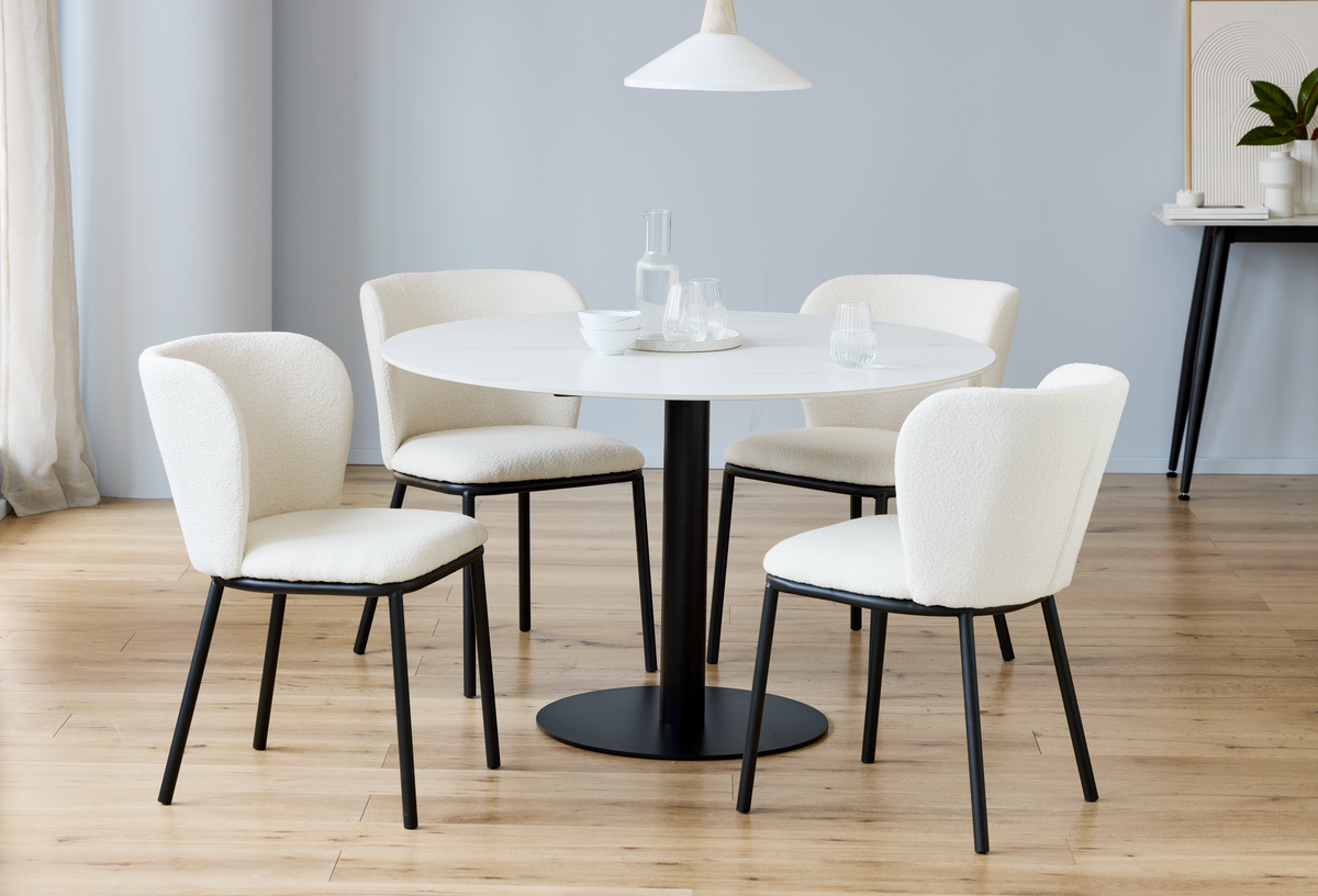 Stravella Large Dining Table White Sevella