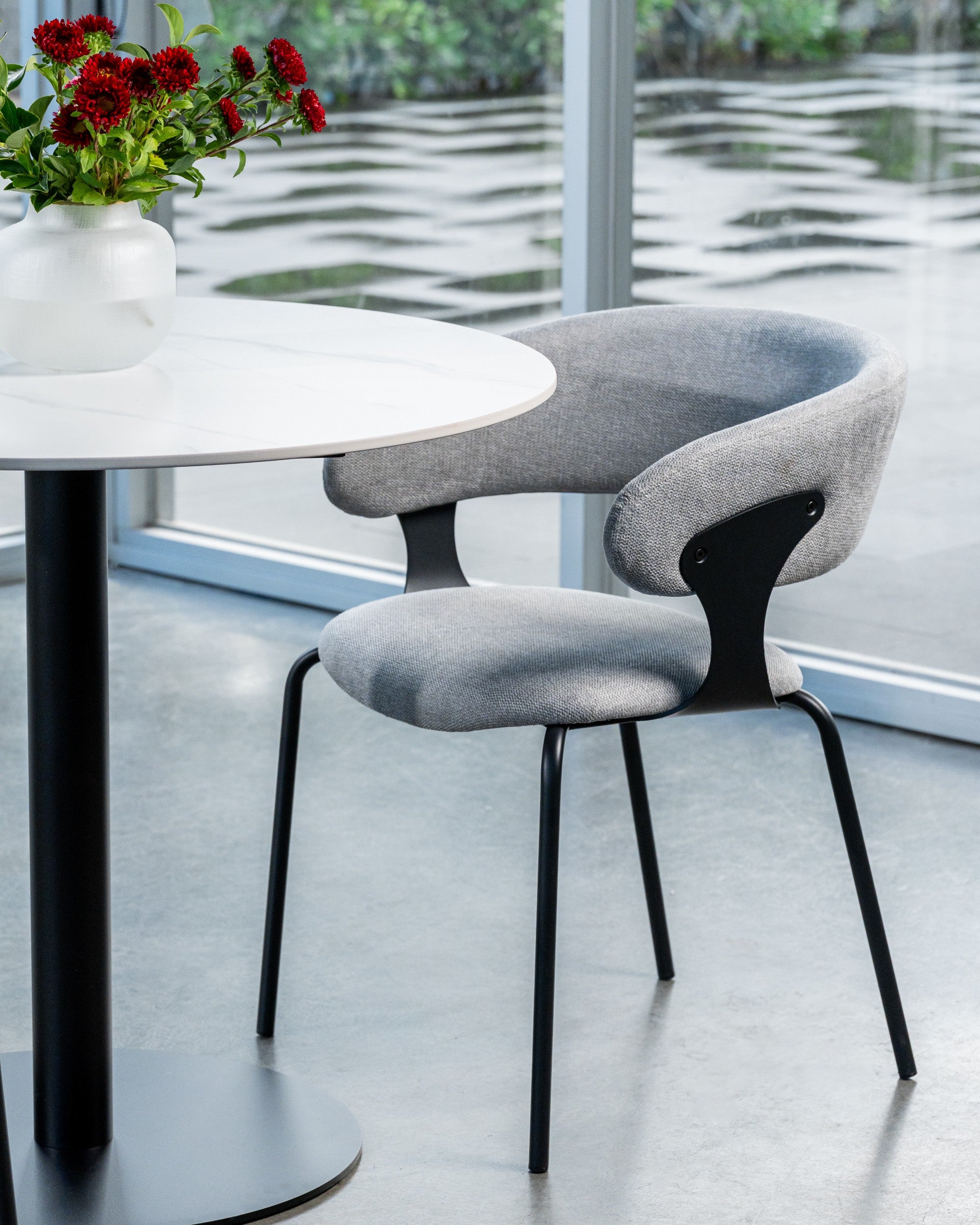 Latte Dining Chair Silver Grey (Set of 2)