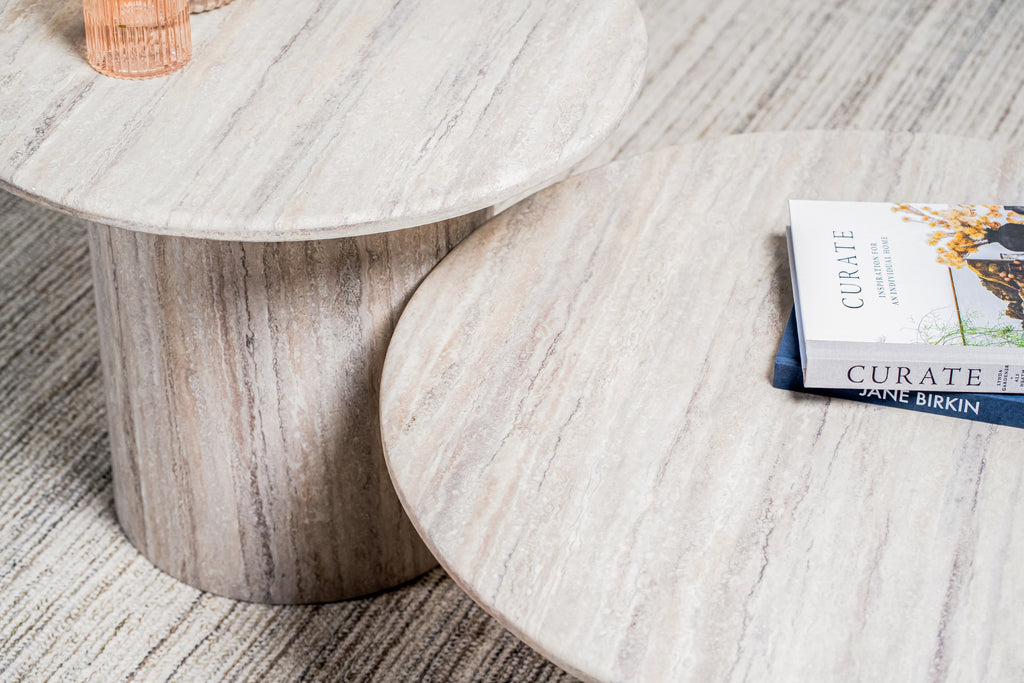 Sevara Coffee Table Grey Marble
