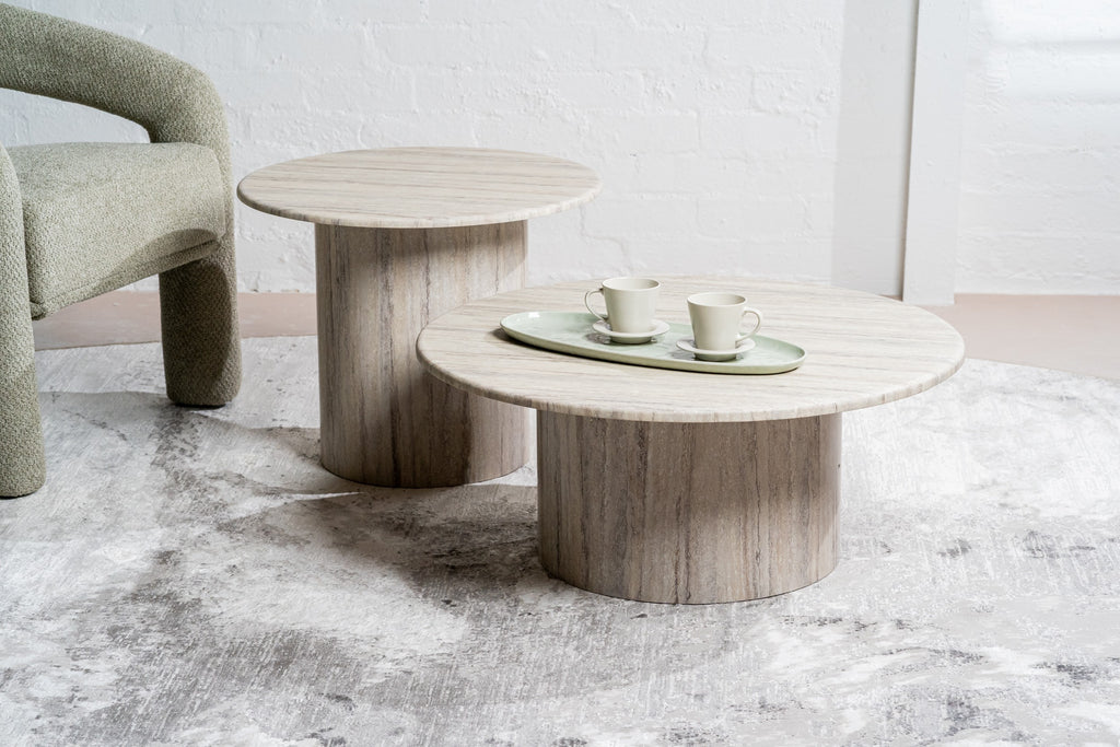 Sevara Coffee Table Grey Marble
