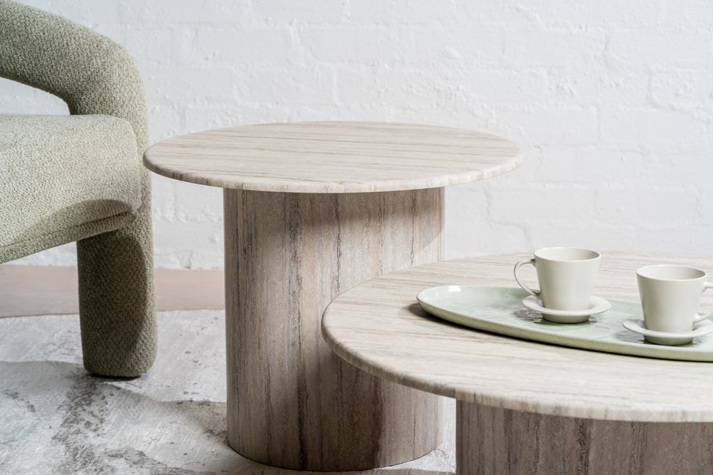Sevara Coffee Table Grey Marble