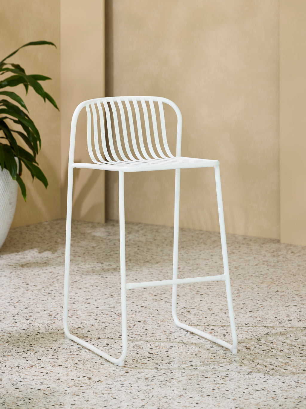 Alpine Bar Chair White (Set of 2)