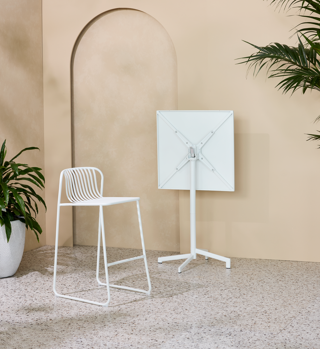 Alpine Bar Table White