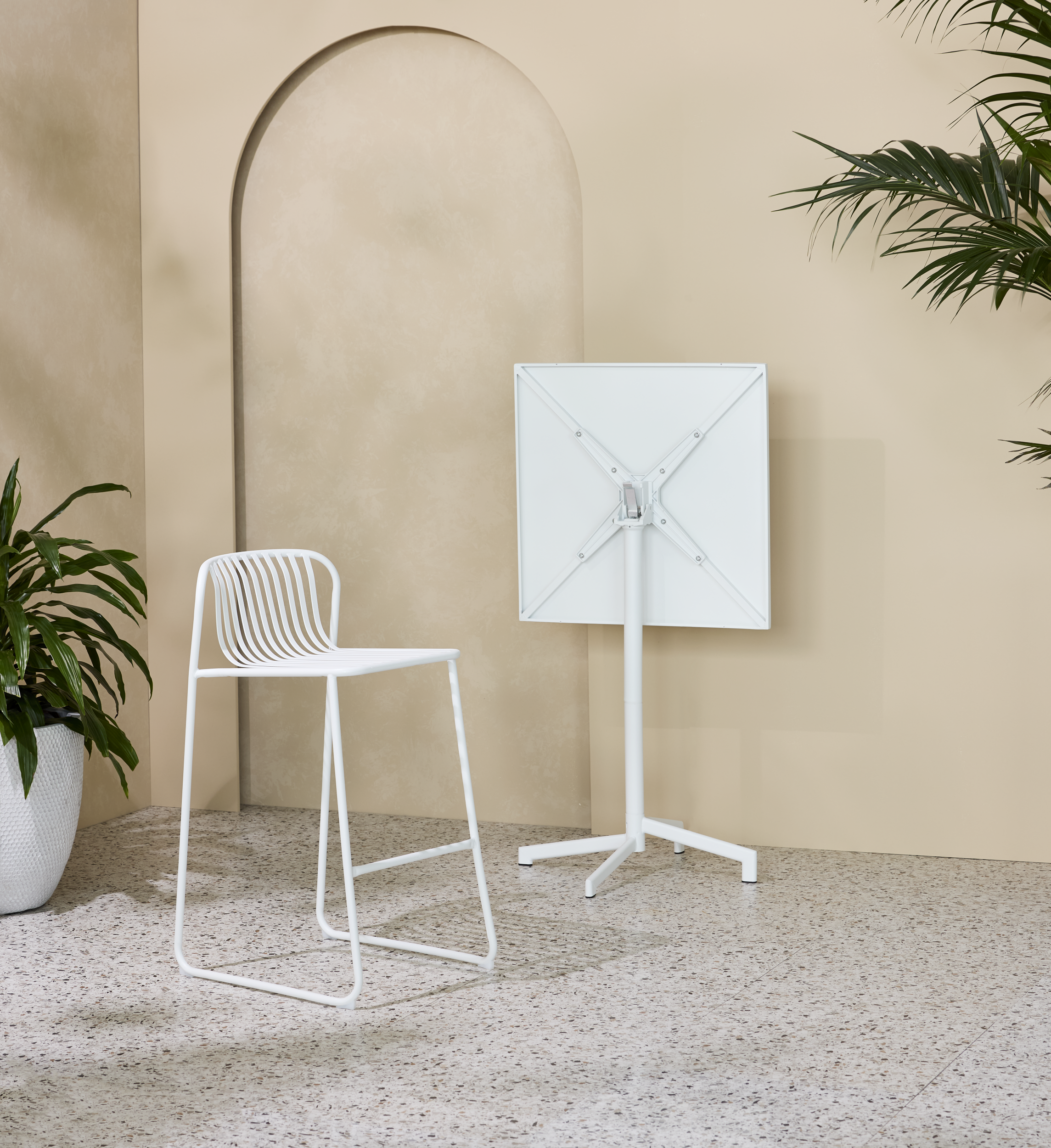 Alpine Bar Table White