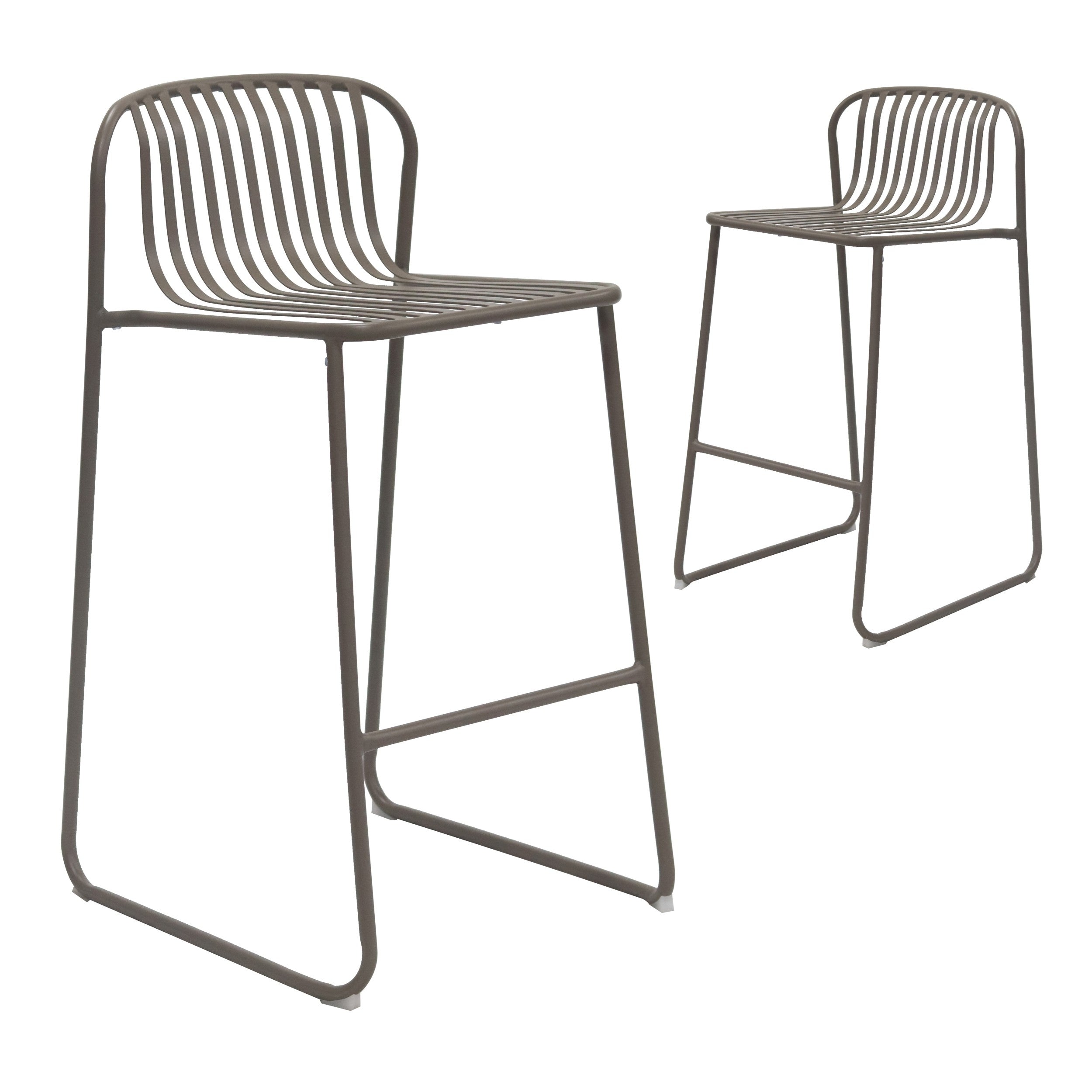 Alpine Bar Chair Cappucino (Set of 2)