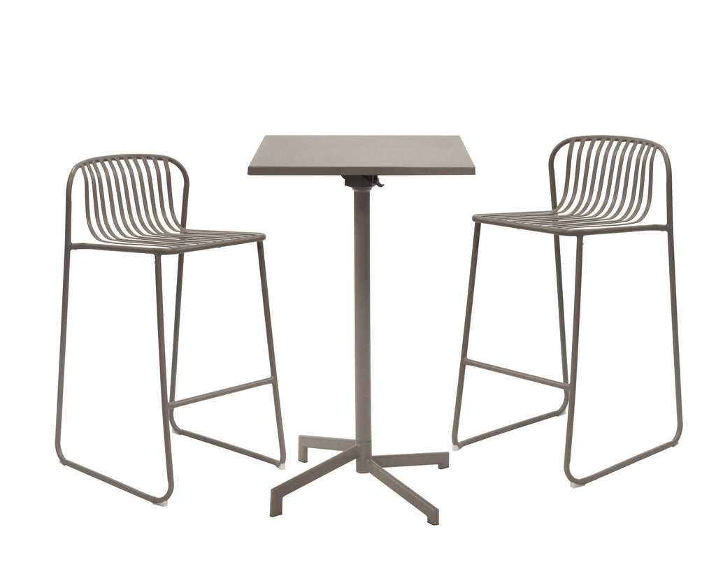 Swivella Bar Chair Cappuccino (Set of 2)