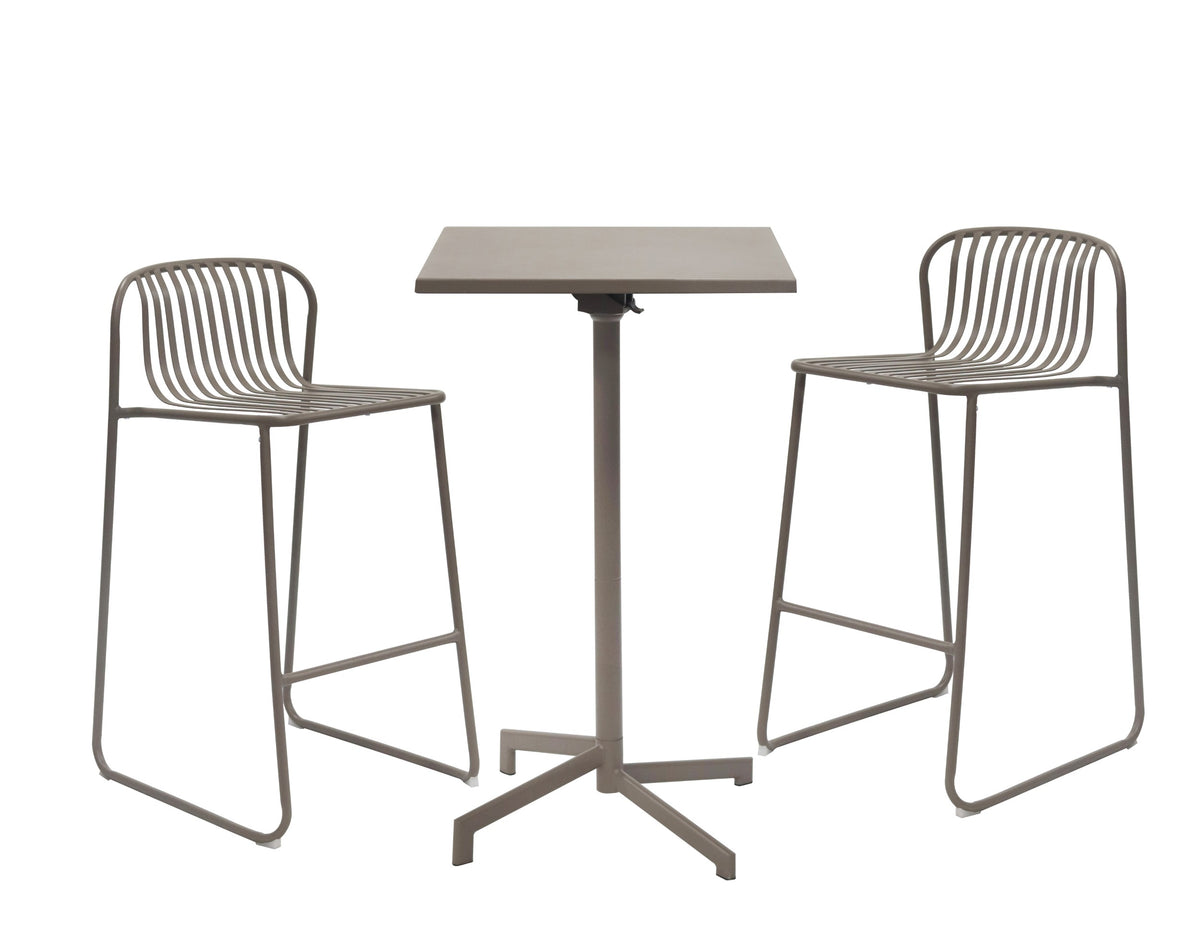 Swivella Bar Chair Cappuccino (Set of 2)
