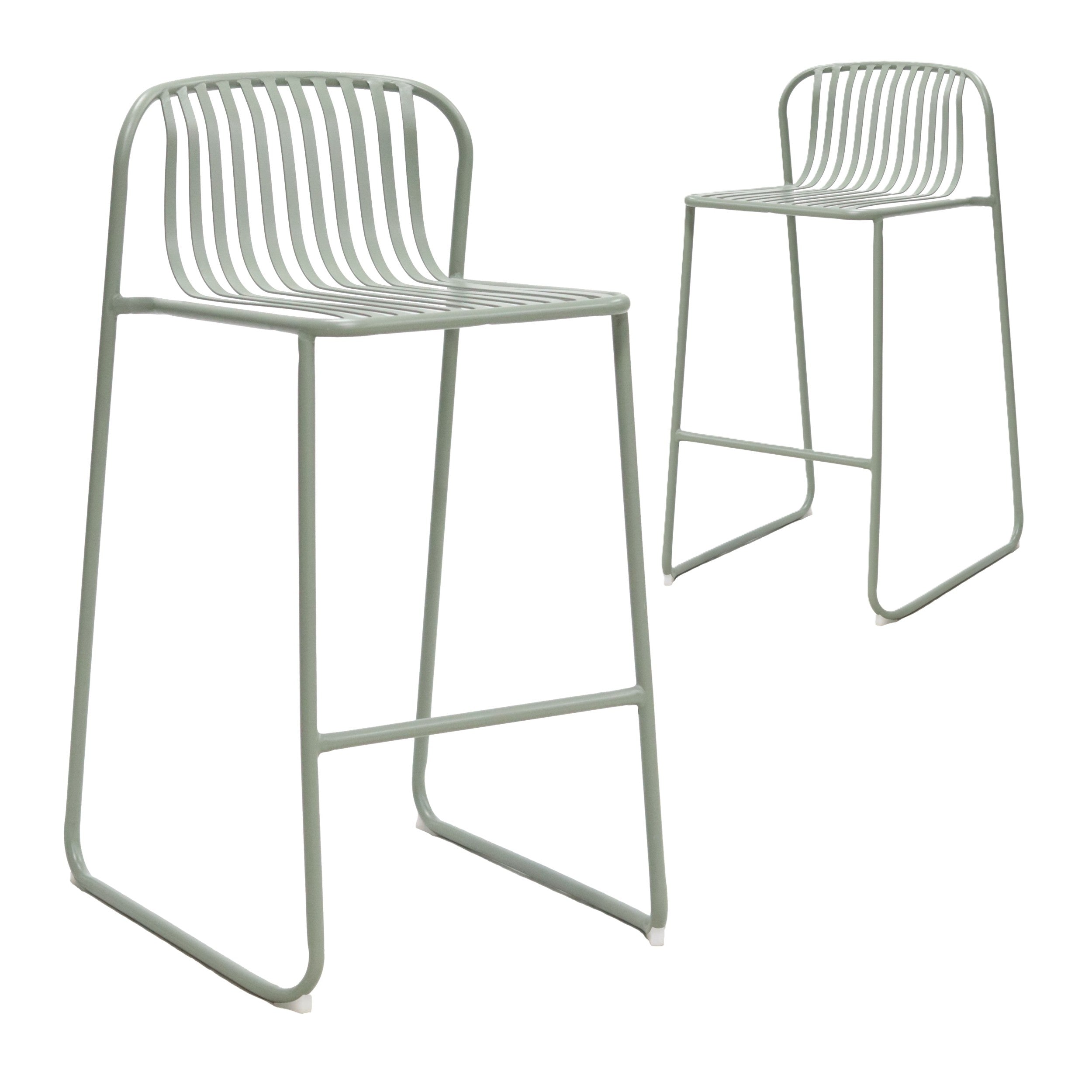 Alpine Bar Chair Thyme Green (Set of 2)