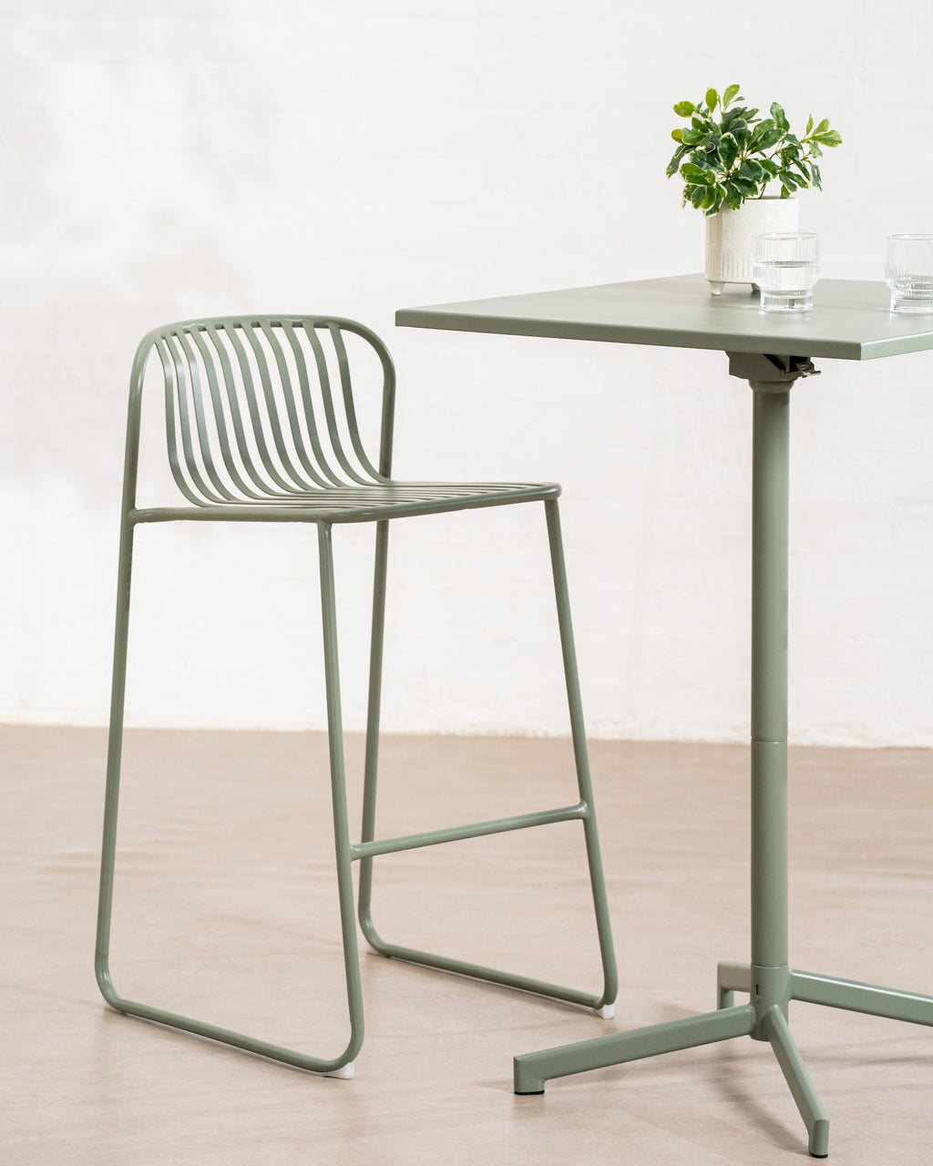 Swivella Bar Chair Thyme Green (Set of 2)
