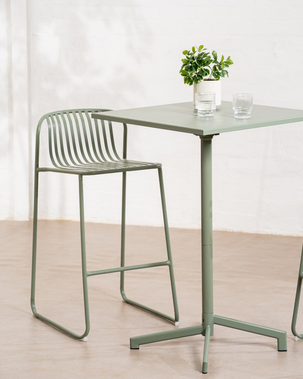 Swivella Bar Chair Thyme Green (Set of 2)