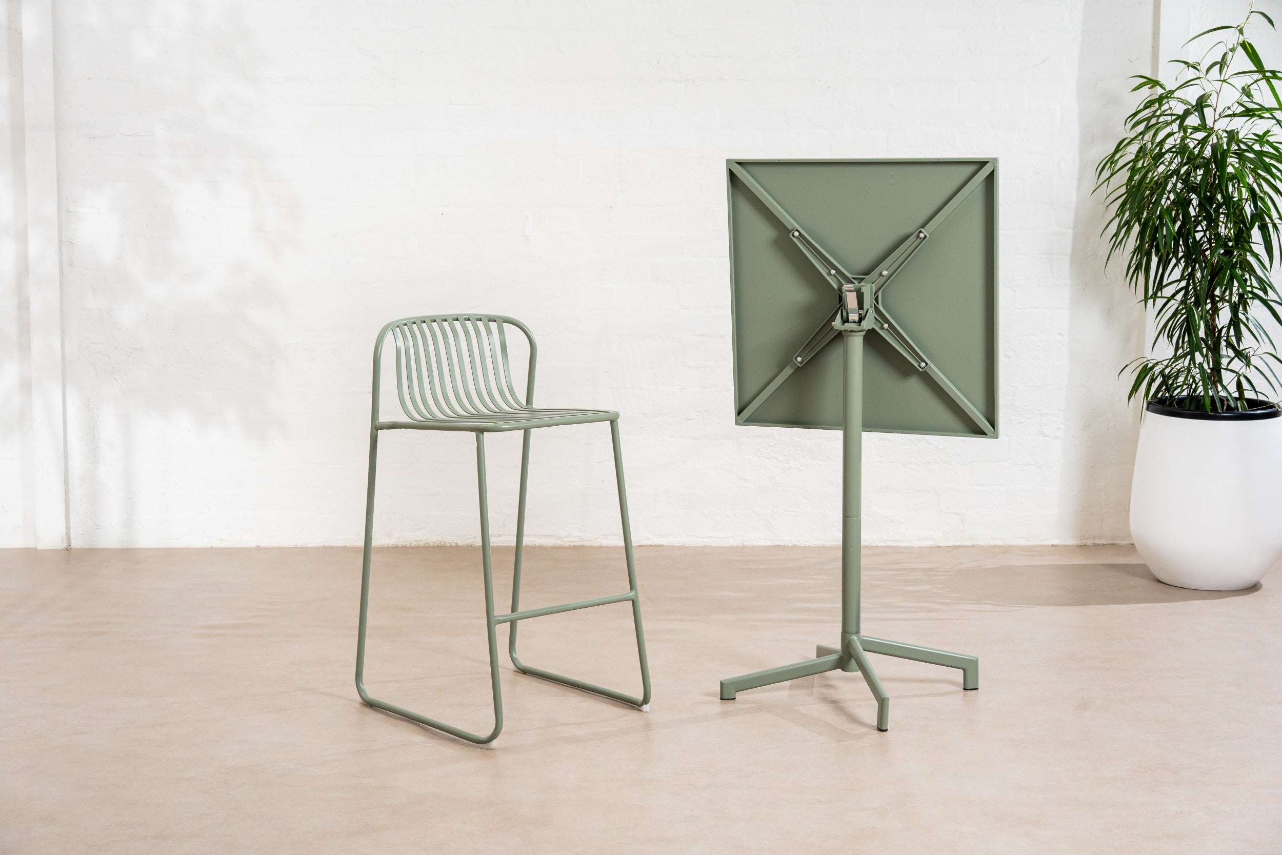 Alpine Bar Chair Thyme Green (Set of 2)
