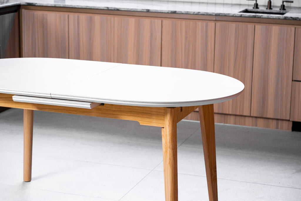 Boreal Extension Dining Table Light Grey