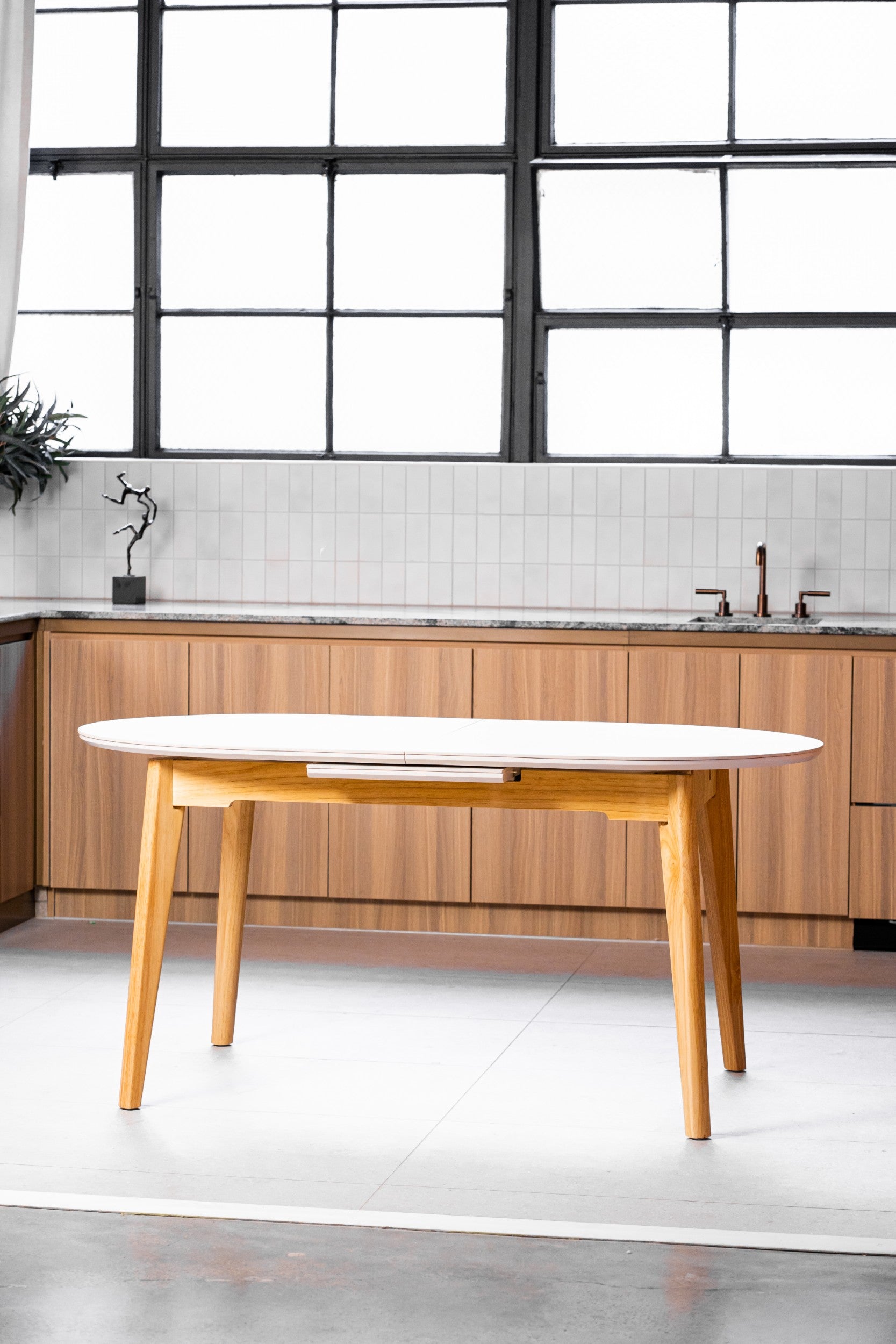 Boreal Extension Dining Table Light Grey