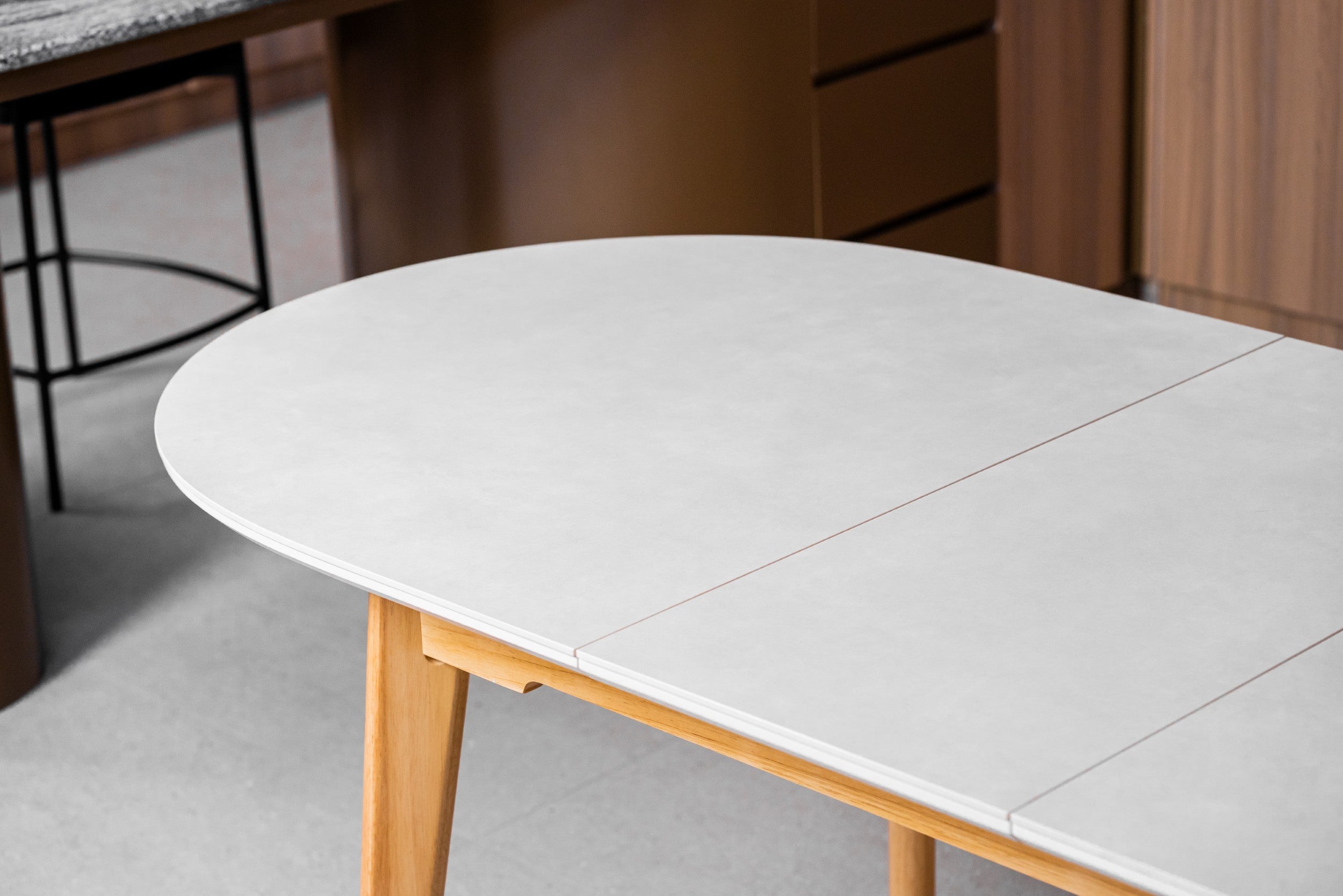 Boreal Extension Dining Table Light Grey