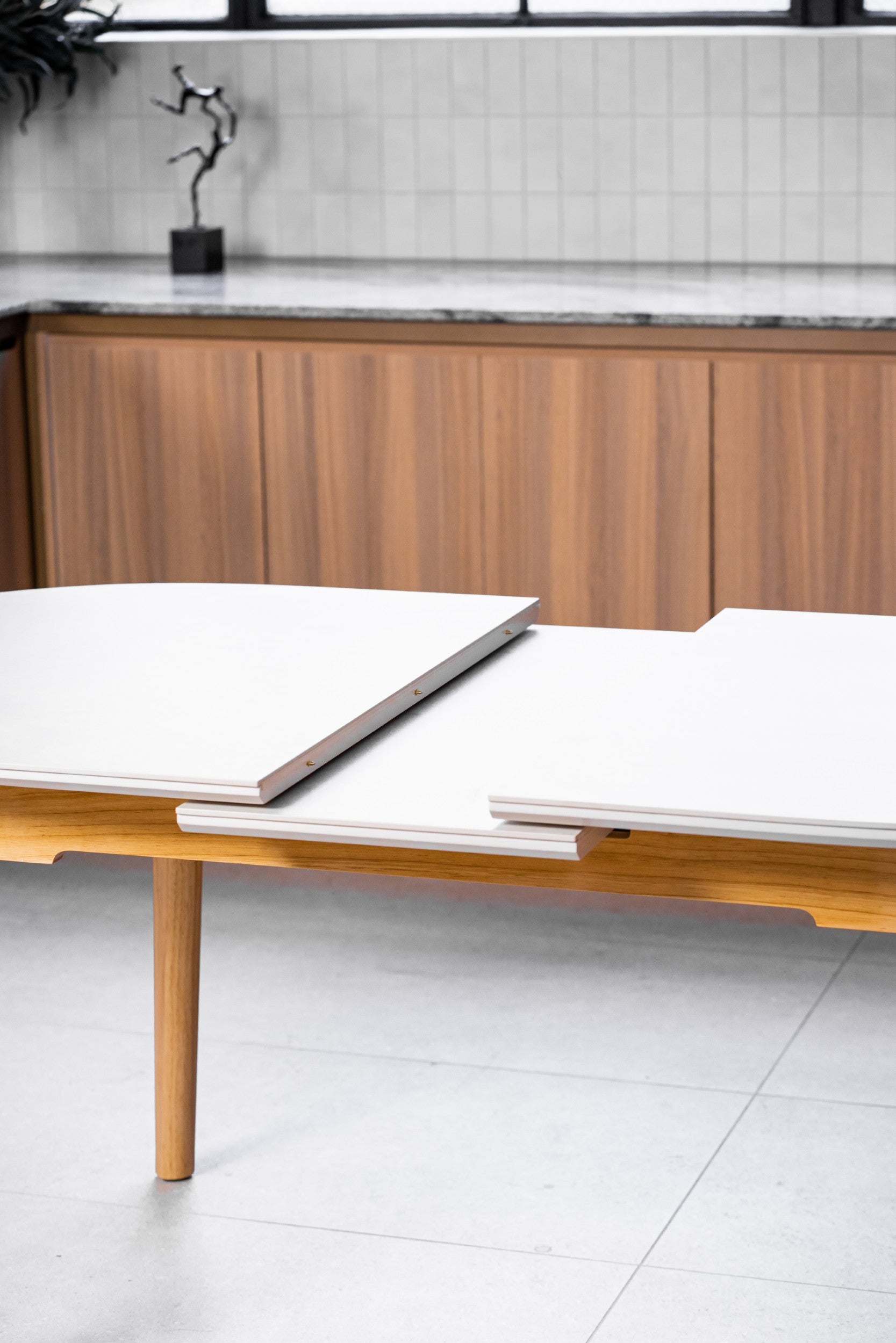 Boreal Extension Dining Table Light Grey