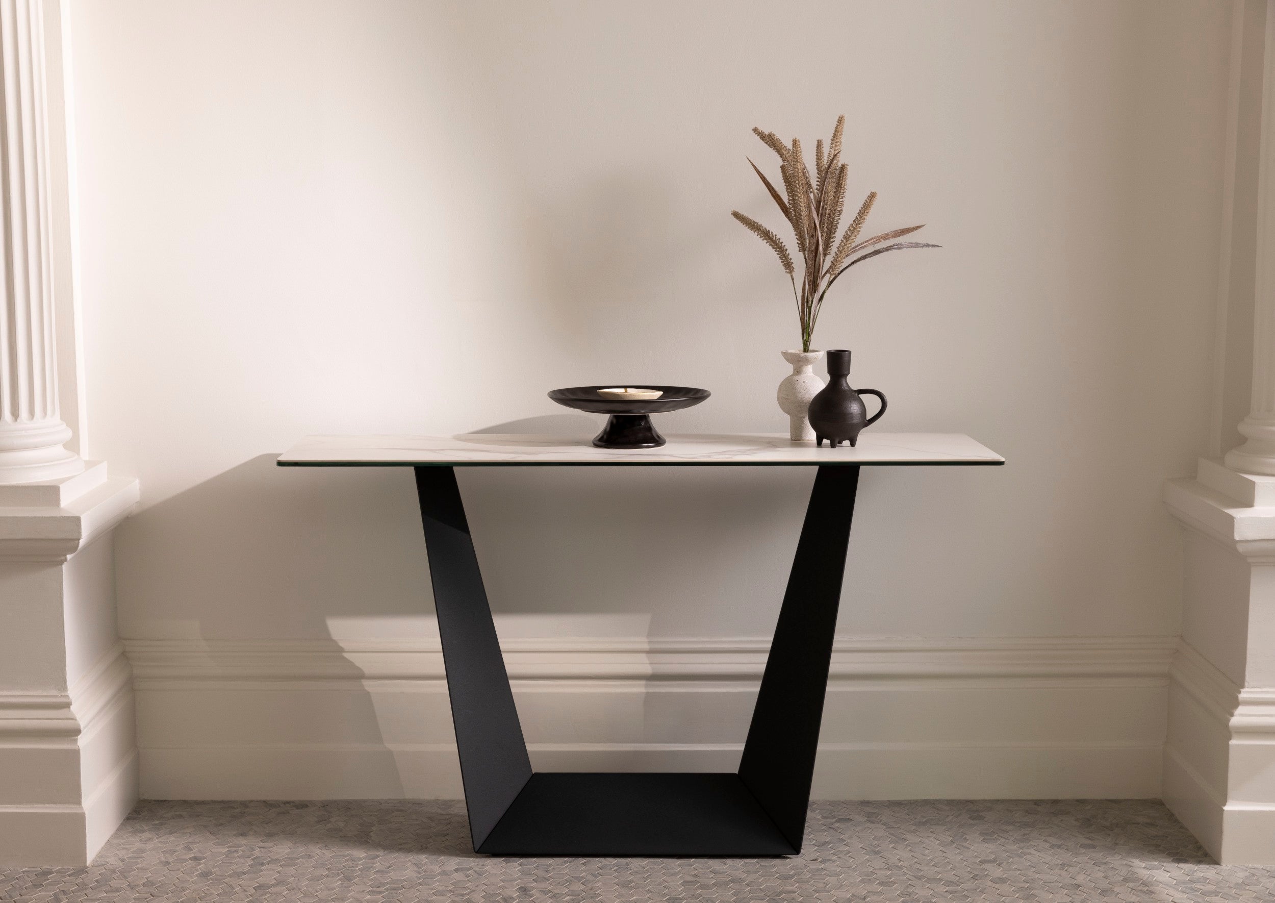 Sonata Console Table Marmo Ceramic