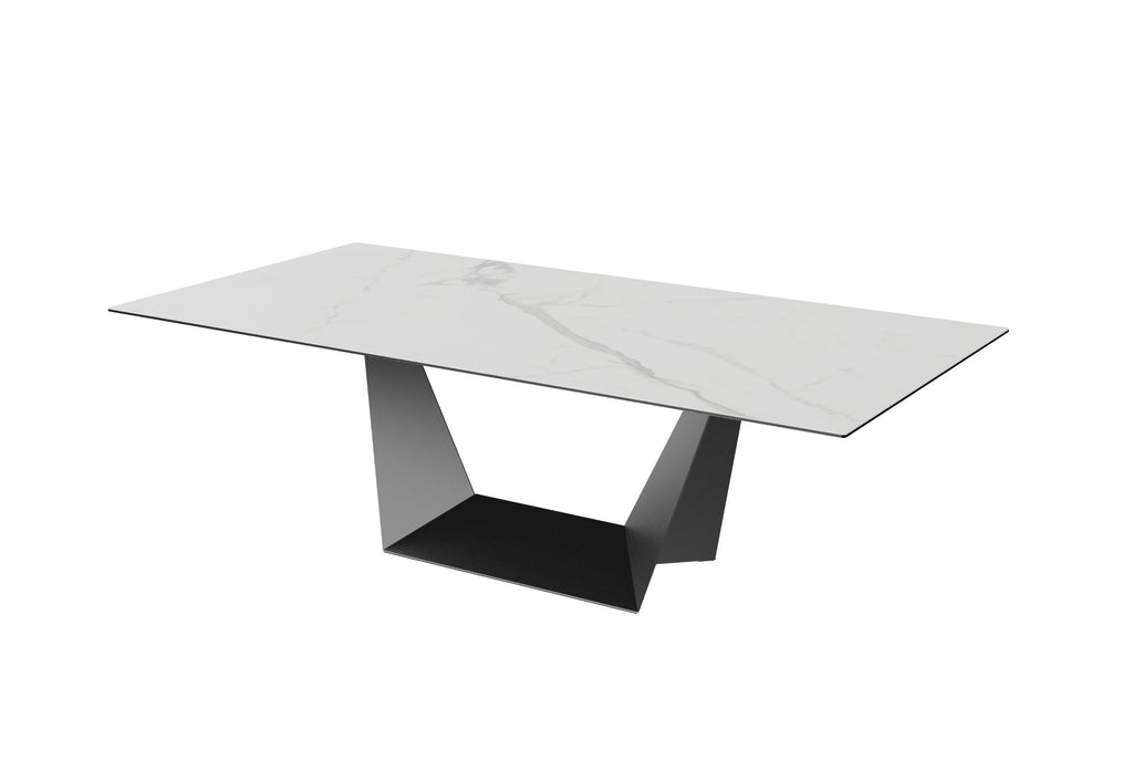 Sonata Fixed Dining Table Marmo Ceramic