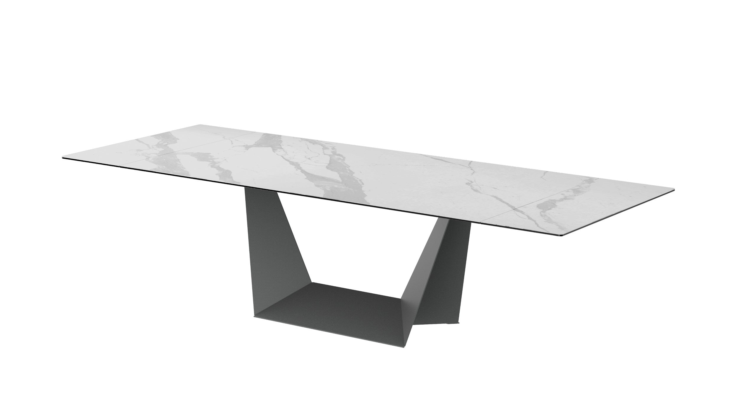 Sonata Extension Dining Table Marmo Ceramic