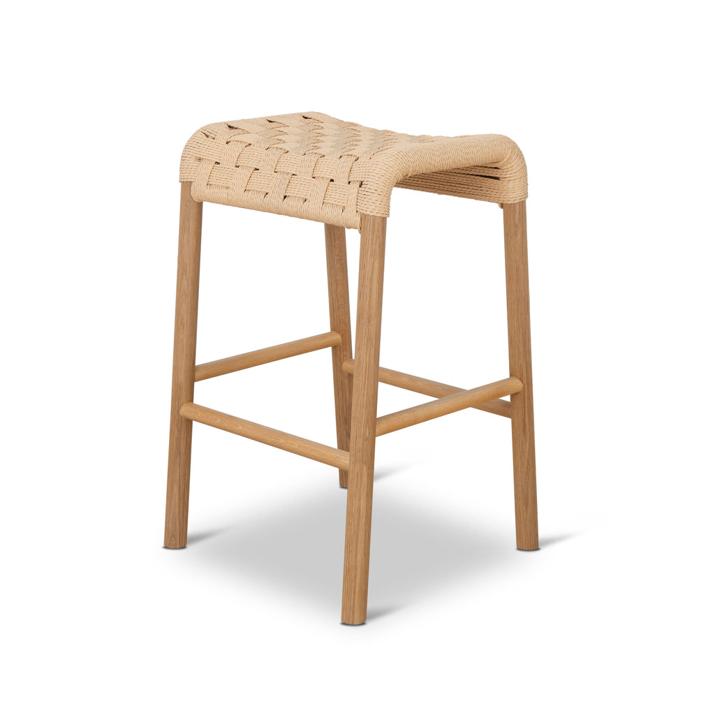 65cm Amalfi Bar Stool - Natural