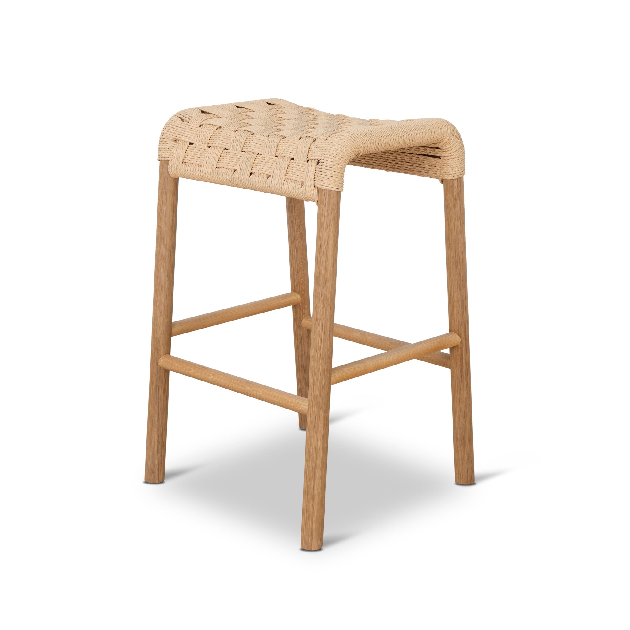 65cm Amalfi Bar Stool - Natural