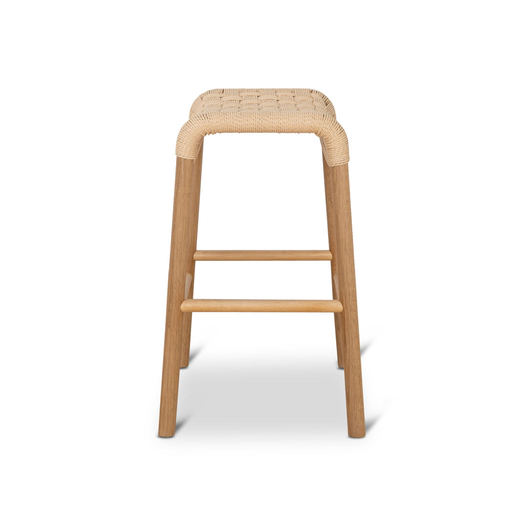 65cm Amalfi Bar Stool - Natural