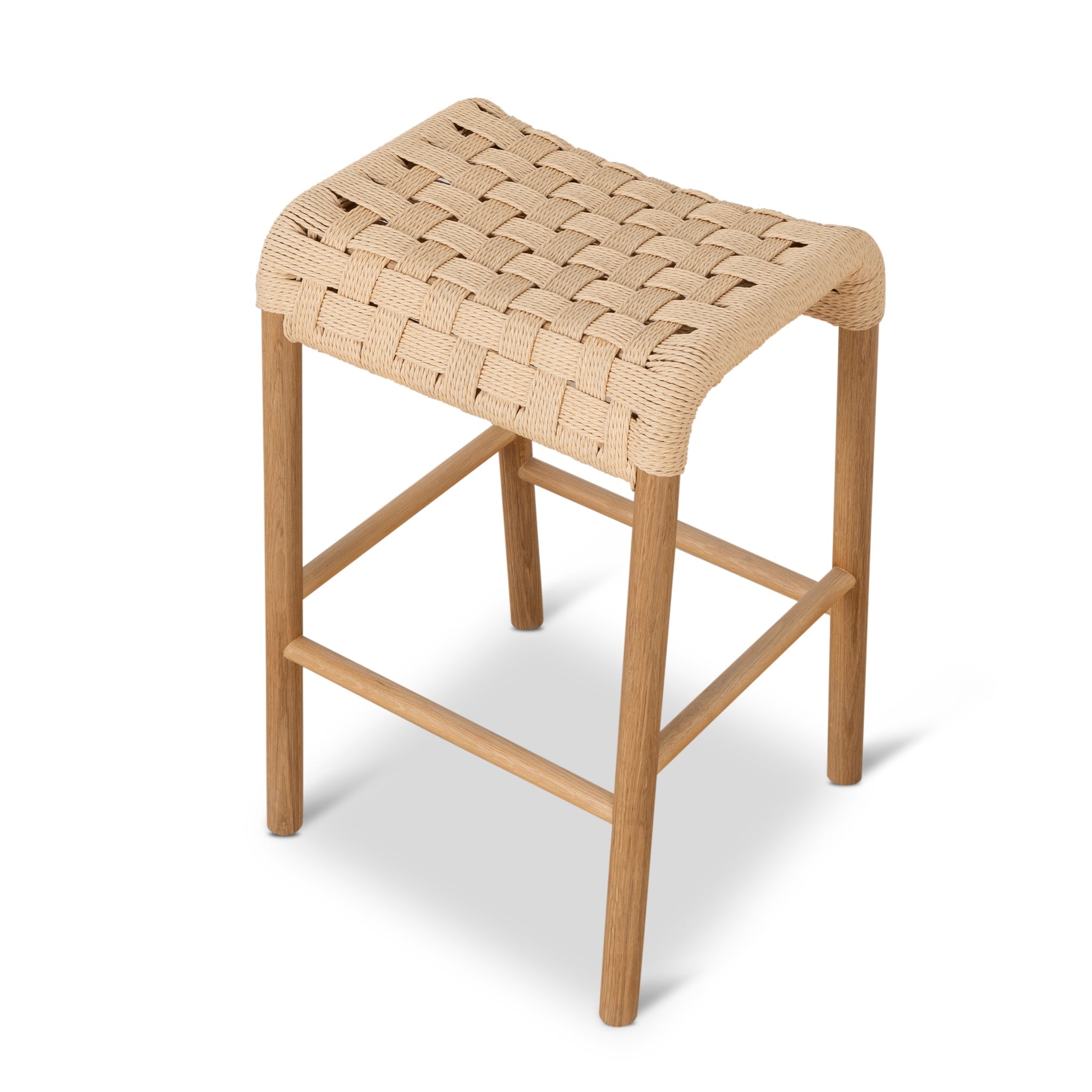 65cm Amalfi Bar Stool - Natural