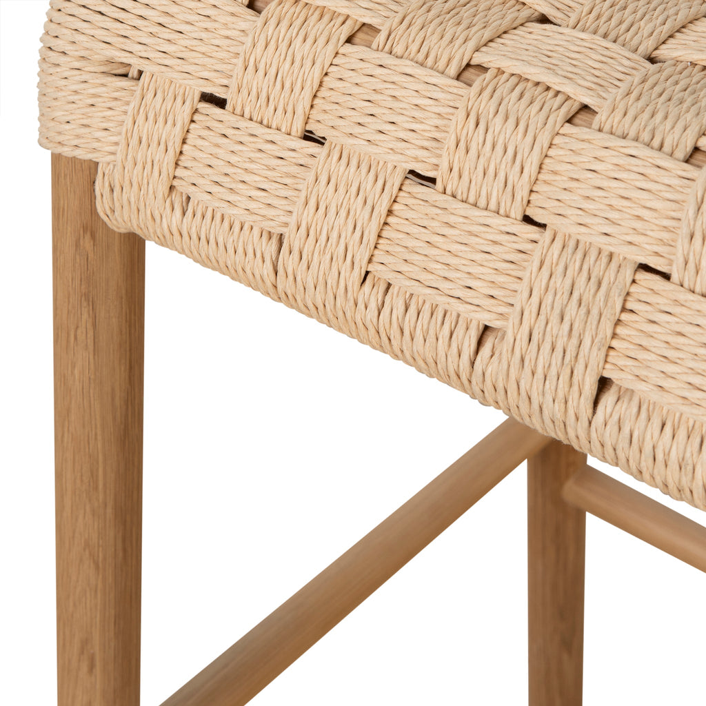 65cm Amalfi Bar Stool - Natural