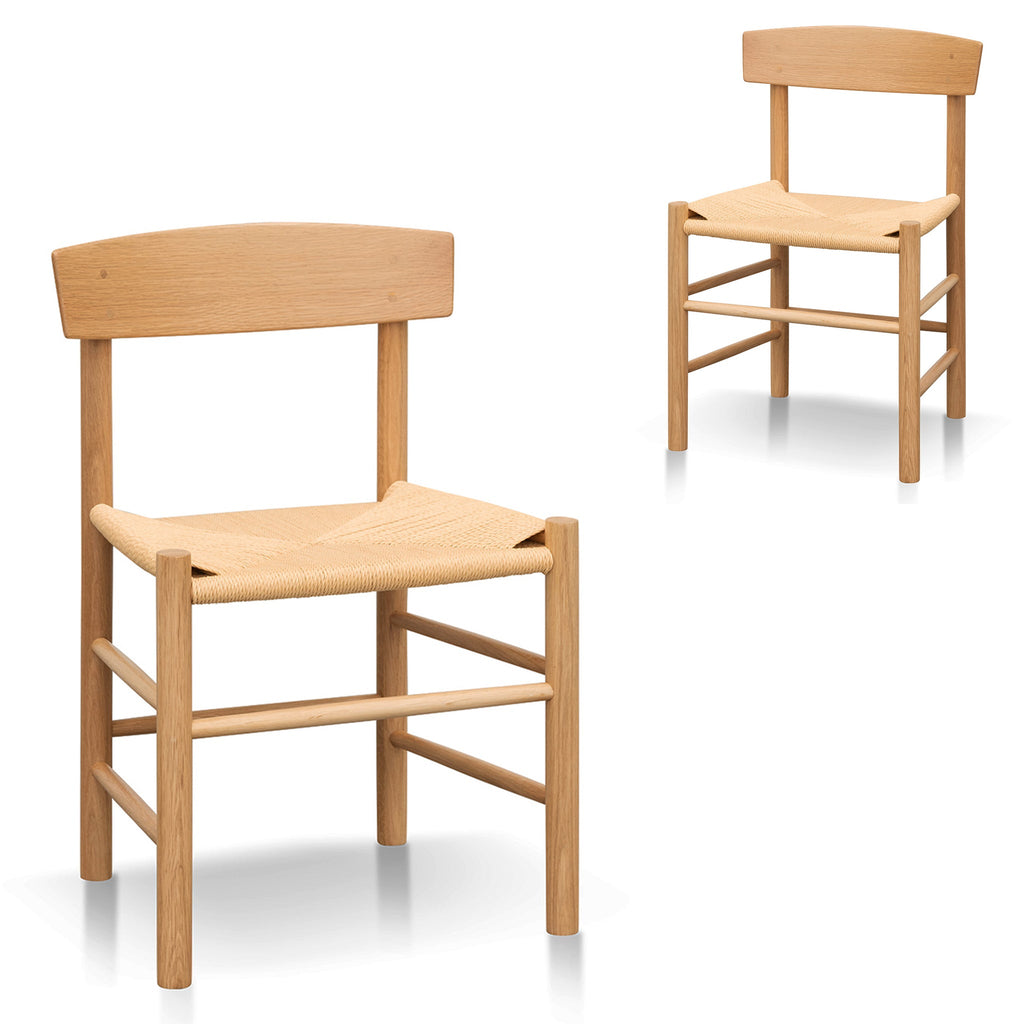 Rattan Verona Dining Chair - Natural (Set of 2)
