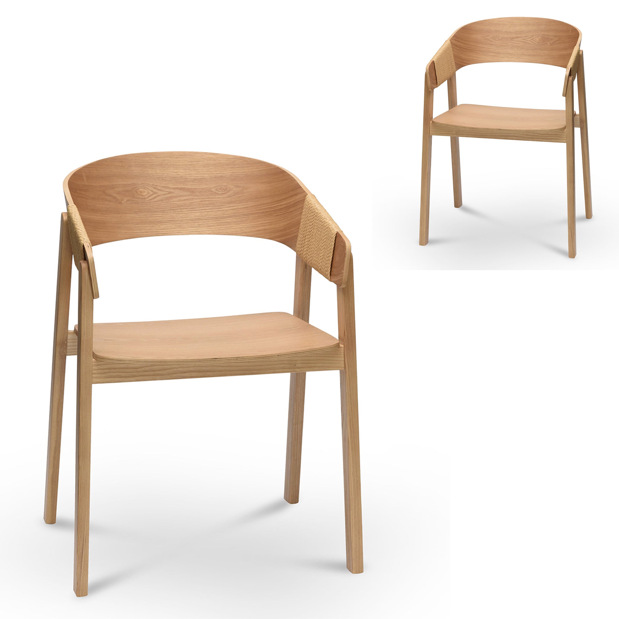 Rattan Verona Dining Chair - Natural (Set of 2)