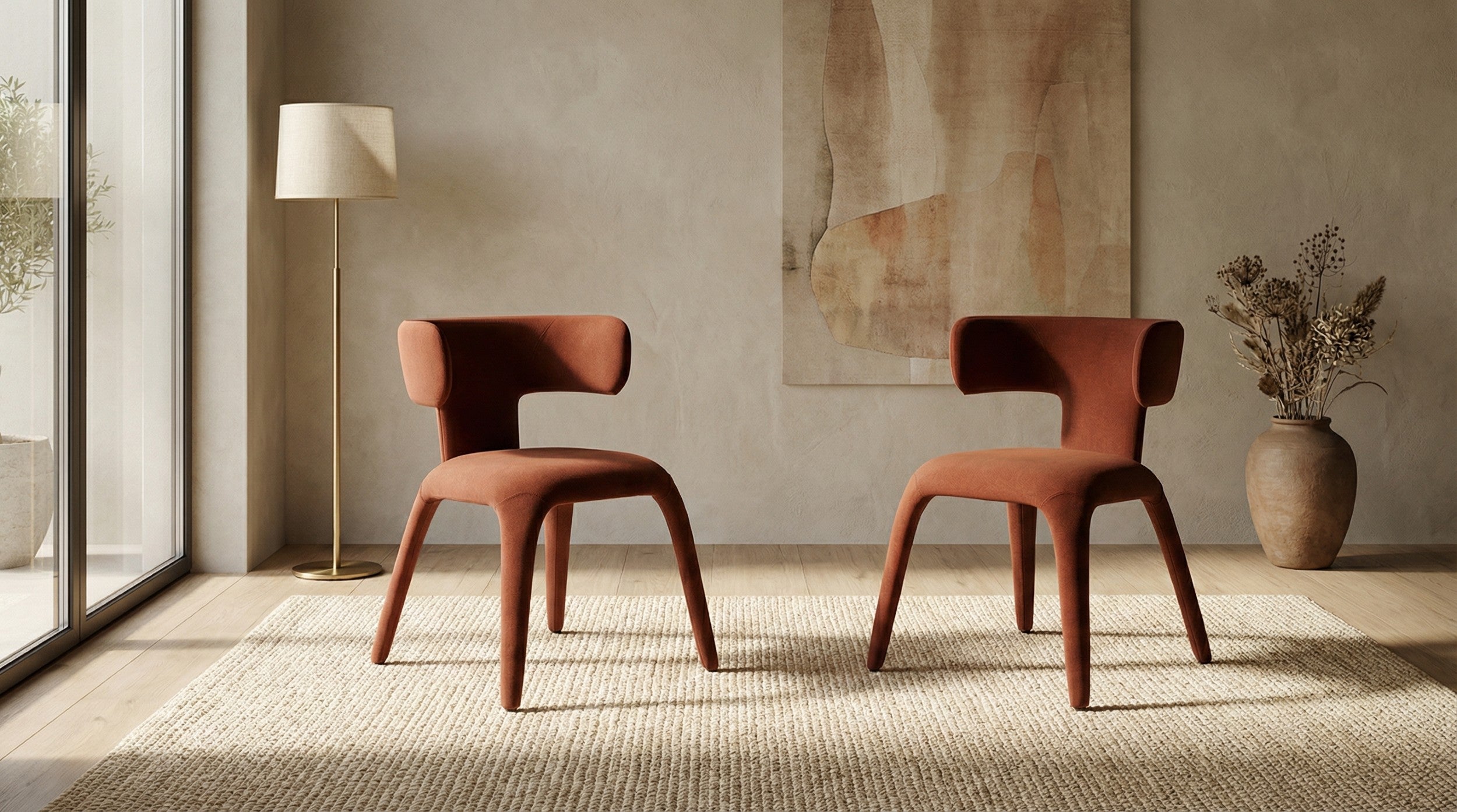 Ember Dining Chair Rust (Set of 2)