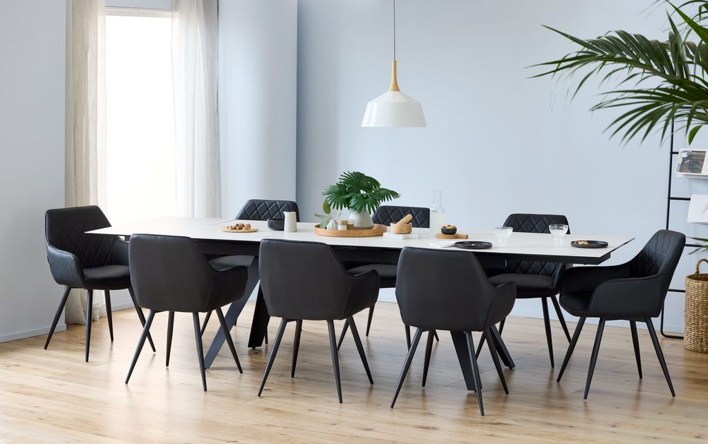 Zevaro Dining Chair Black (Set of 2)