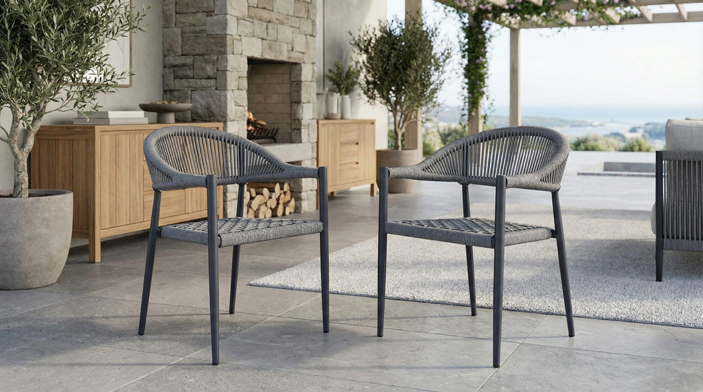 Tovara Dining Chair Charcoal (Set of 2)