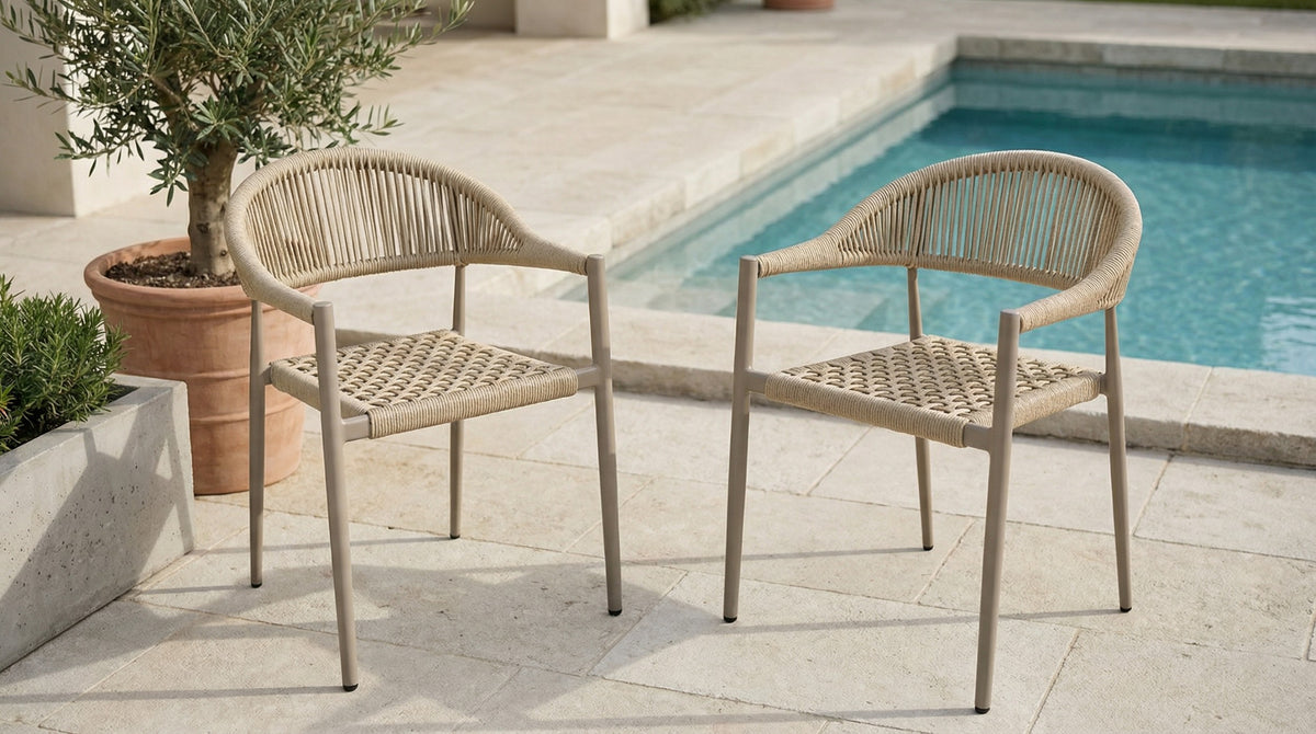 Tovara Dining Chair Champagne (Set of 2)