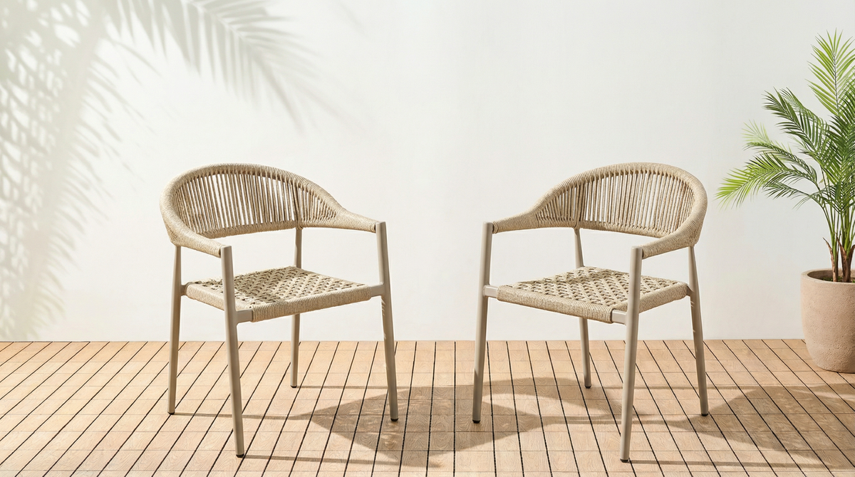 Tovara Dining Chair Champagne (Set of 2)
