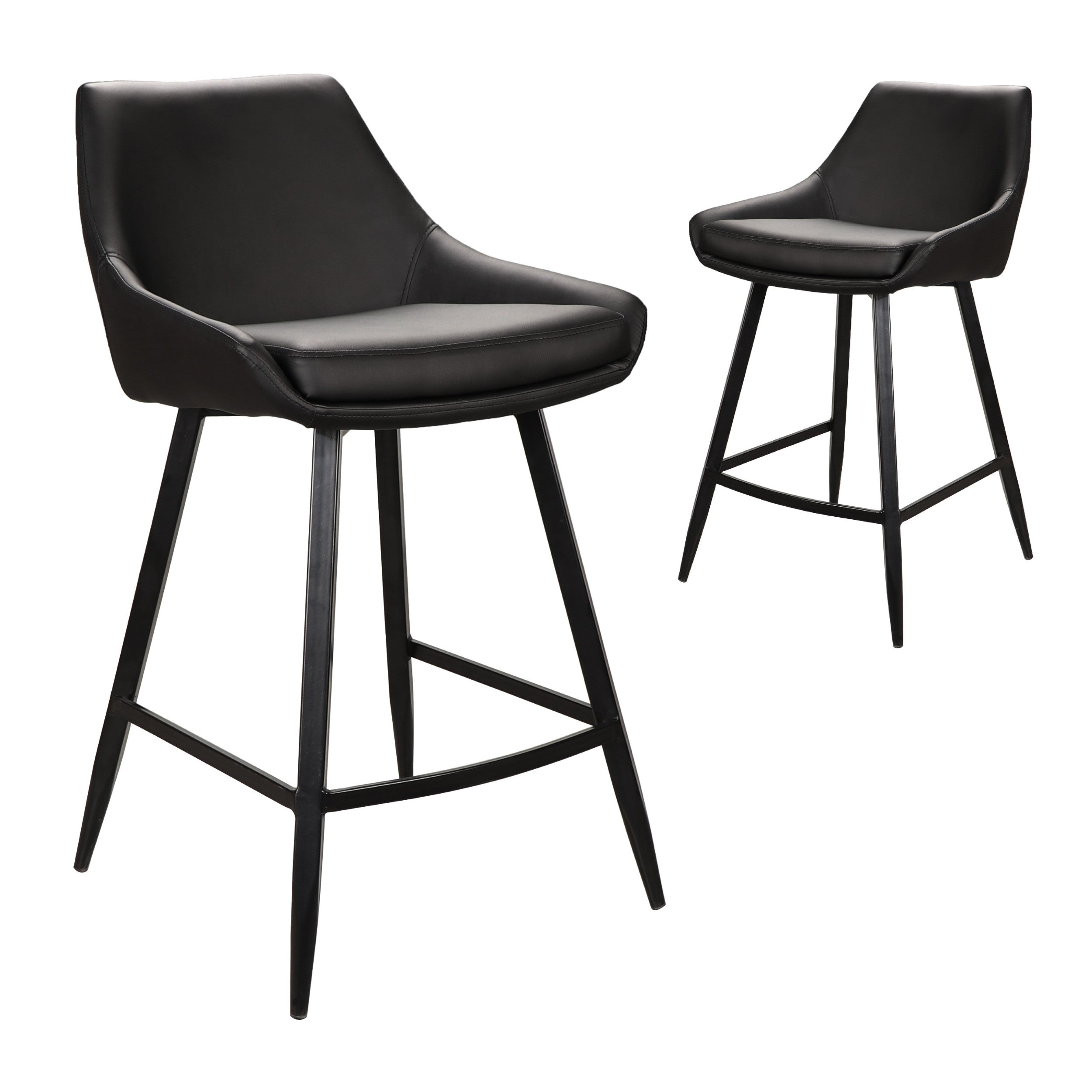 Obsidian Bar Stool Black
