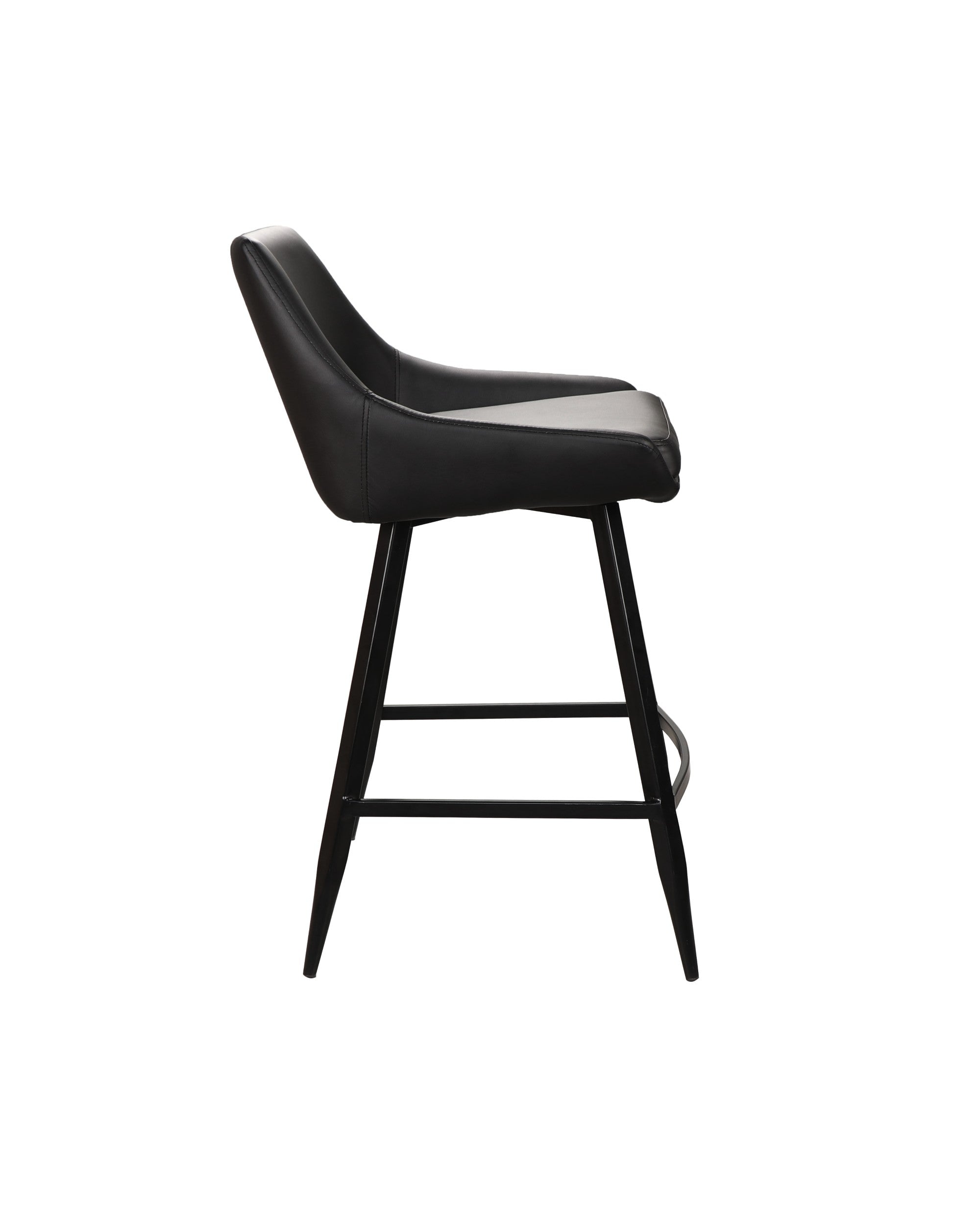 Obsidian Bar Stool Black