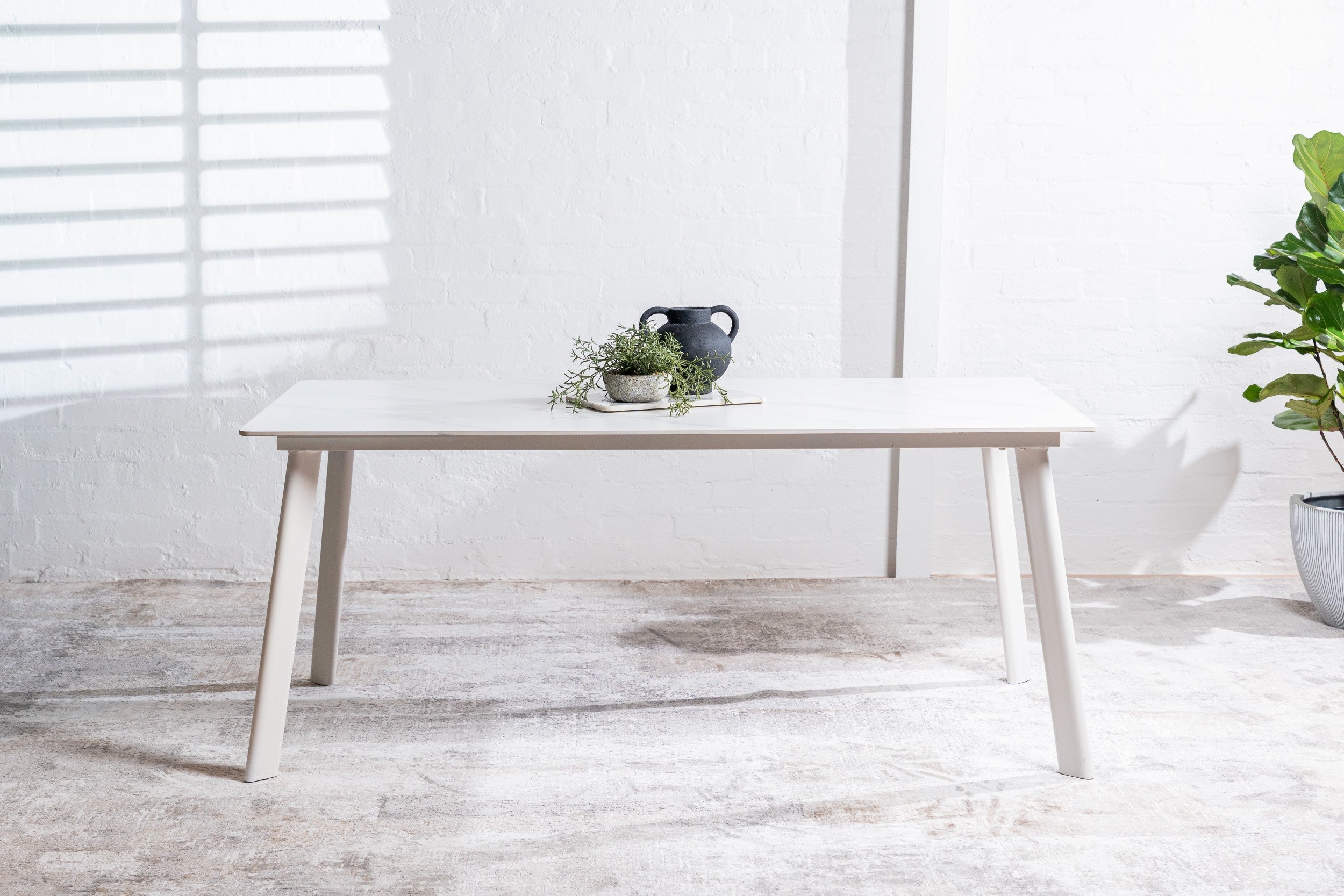 Turino Dining Table Snow White