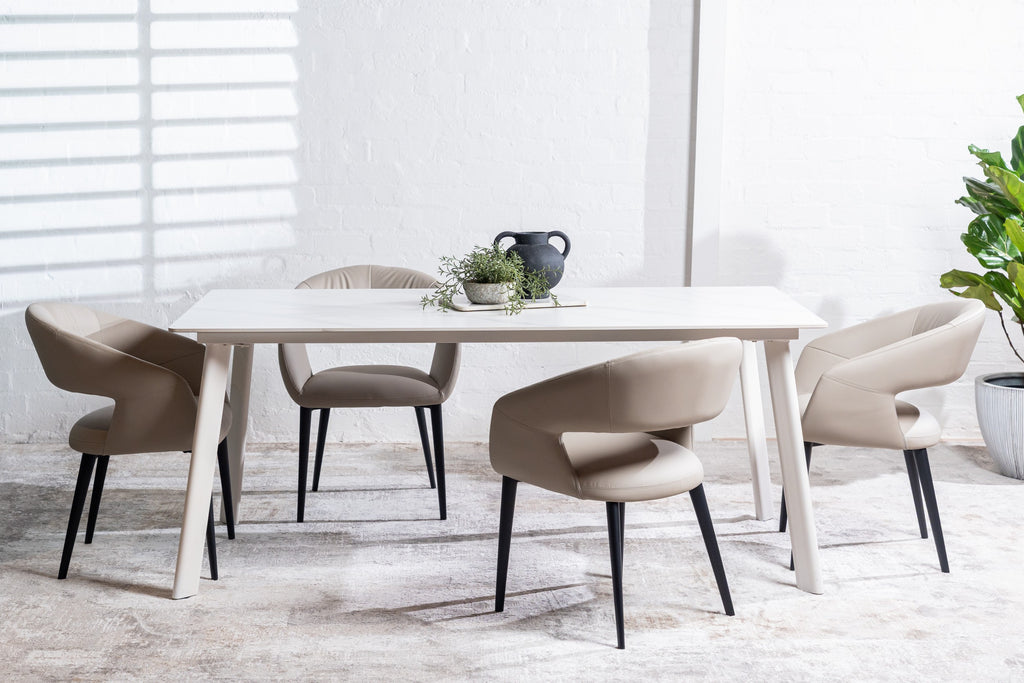 Turino Dining Table Snow White