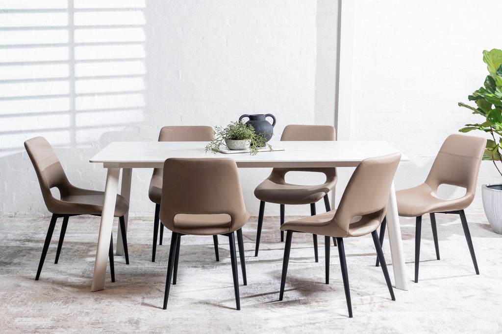 Turino Dining Table Snow White