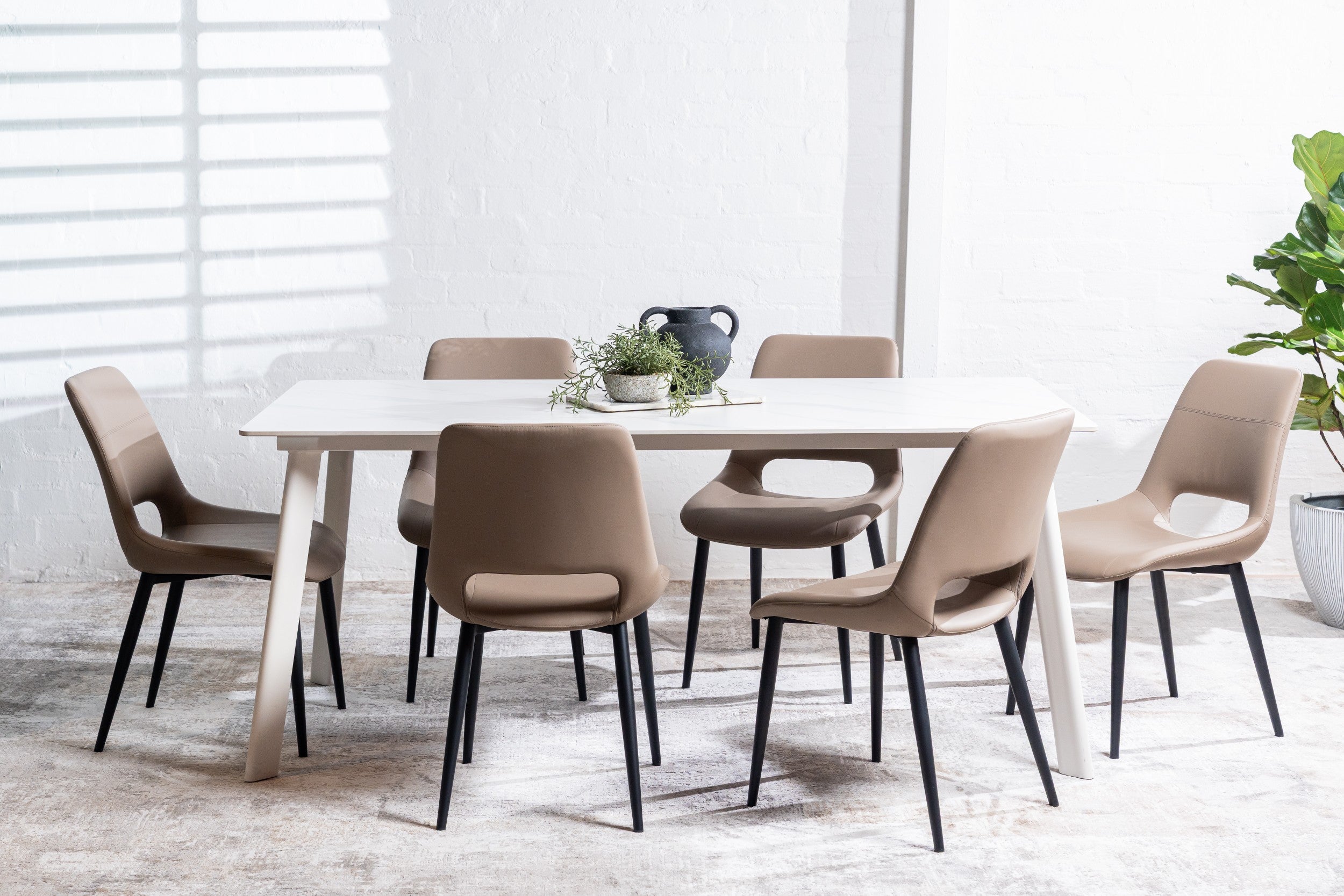 Turino Dining Table Snow White
