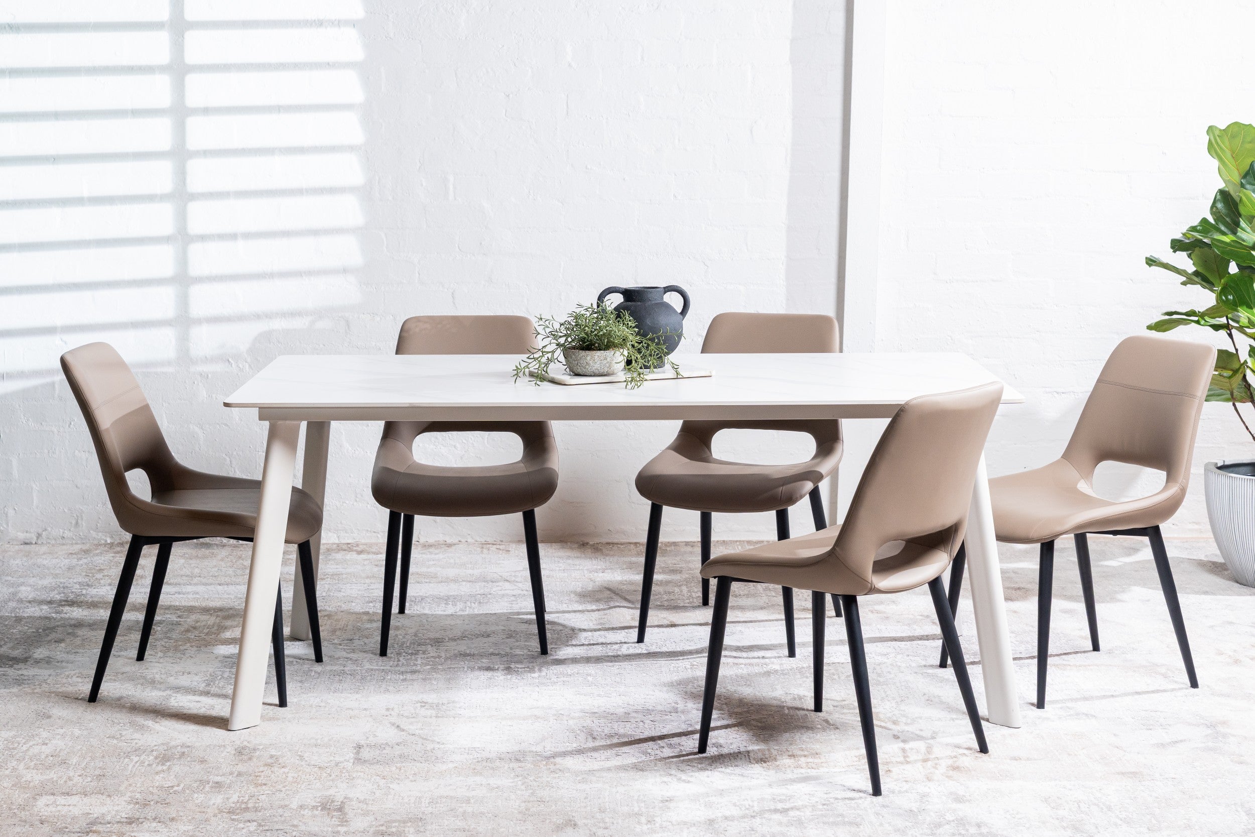 Turino Dining Table Snow White
