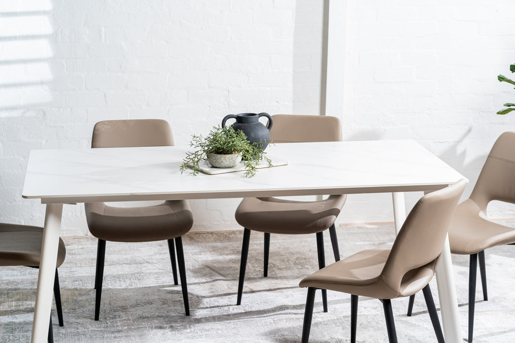 Turino Dining Table Snow White