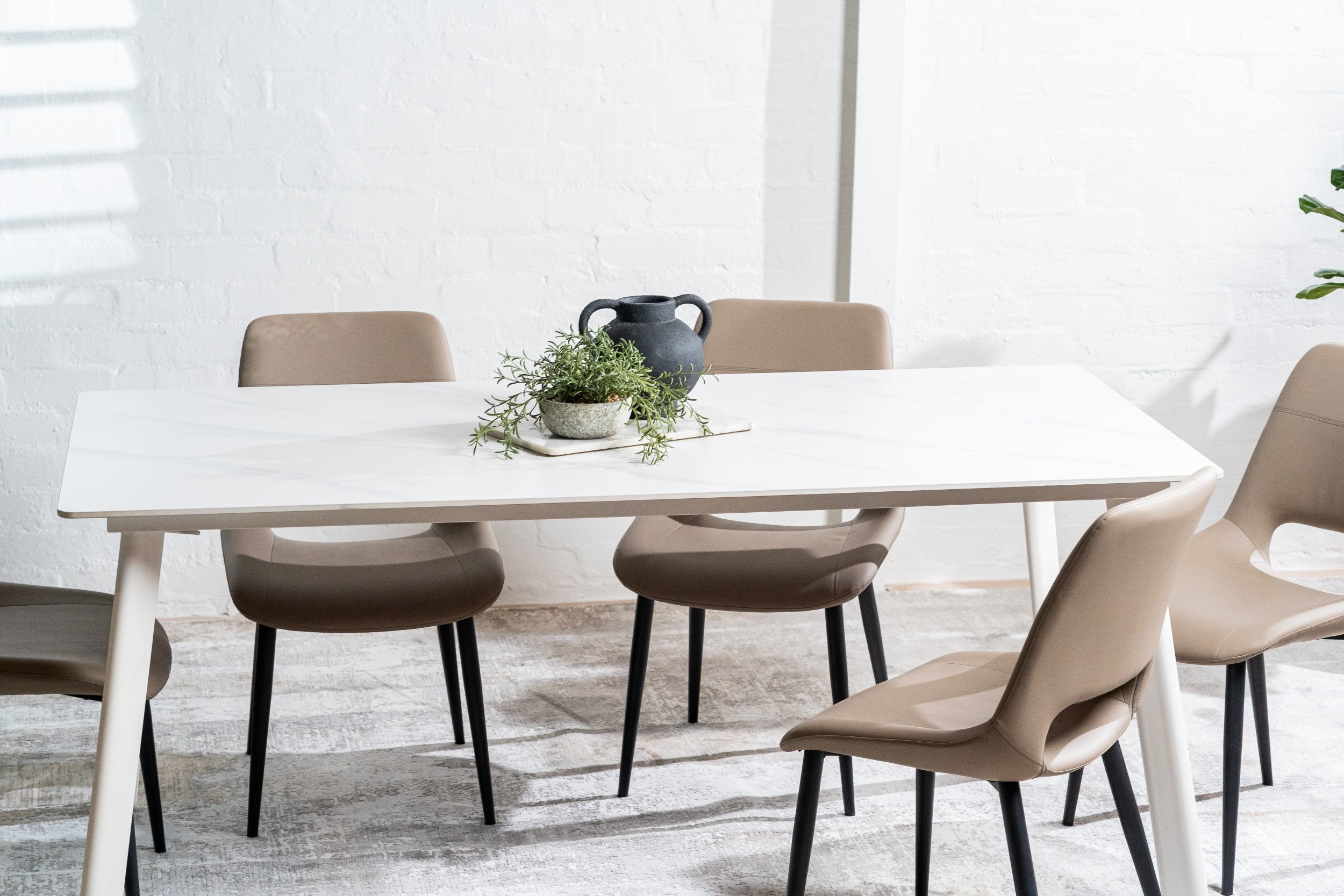 Turino Dining Table Snow White
