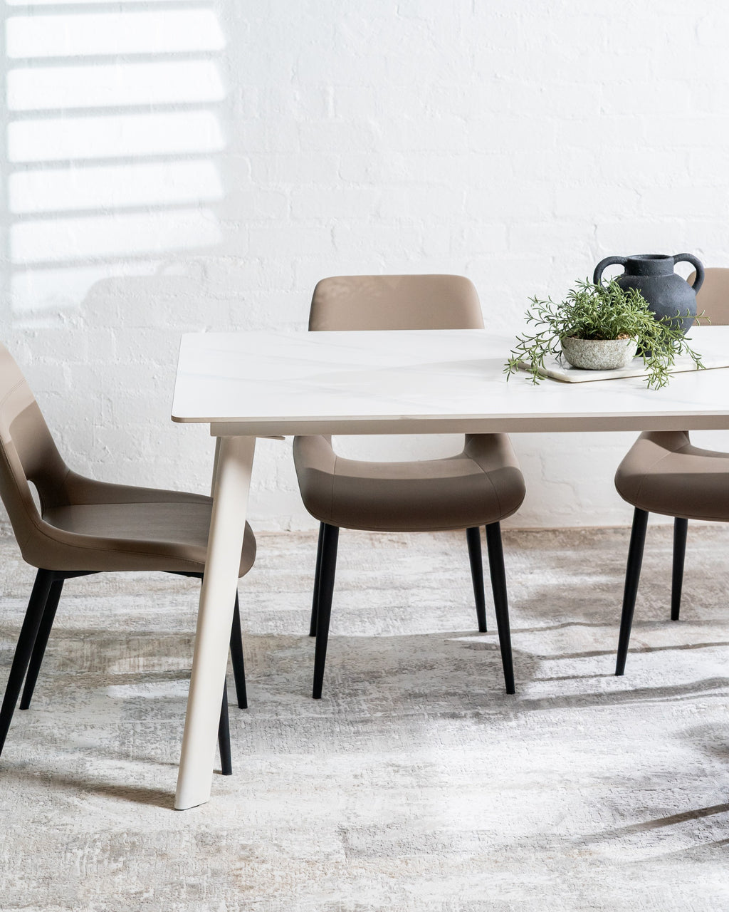 Turino Dining Table Snow White