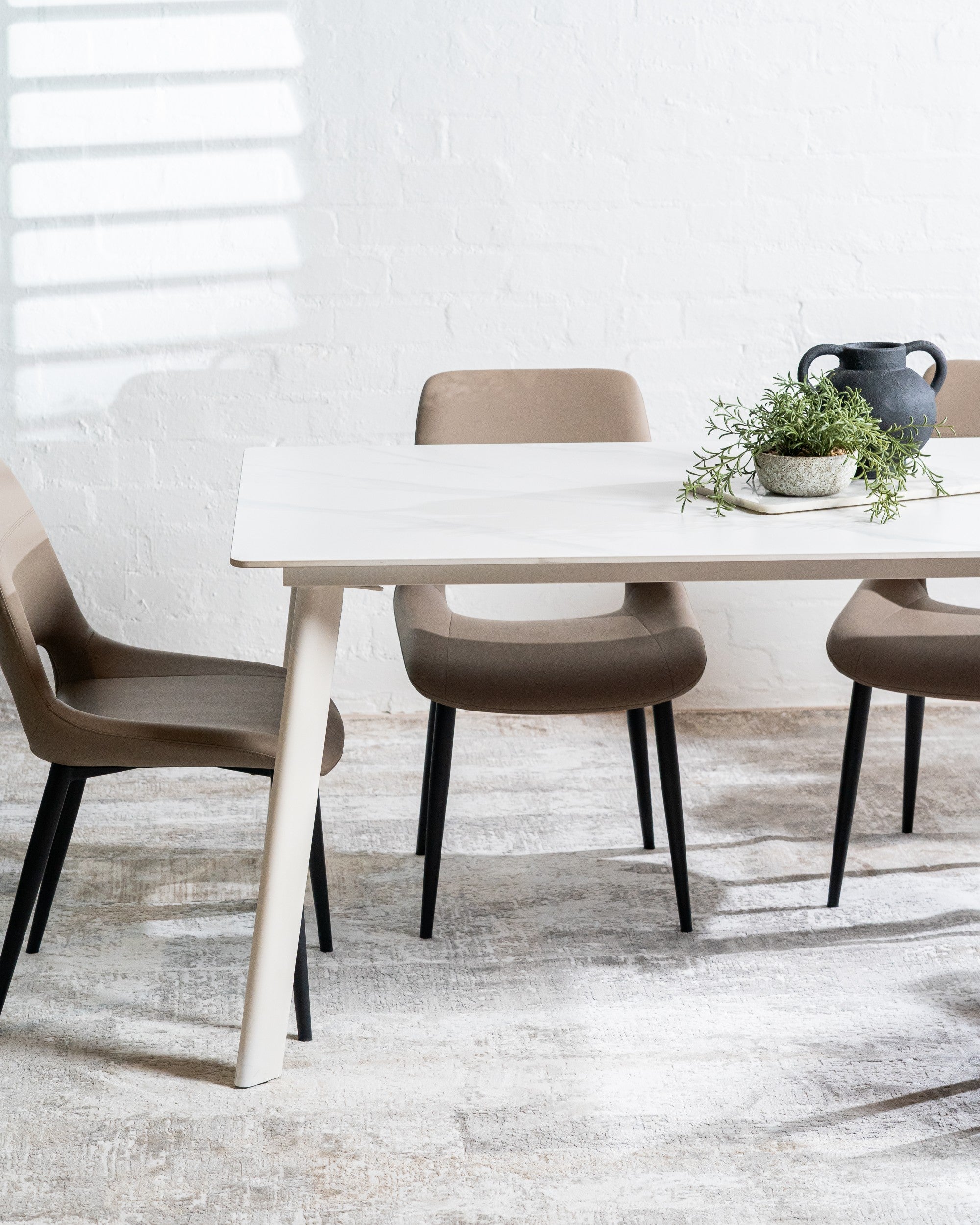 Turino Dining Table Snow White