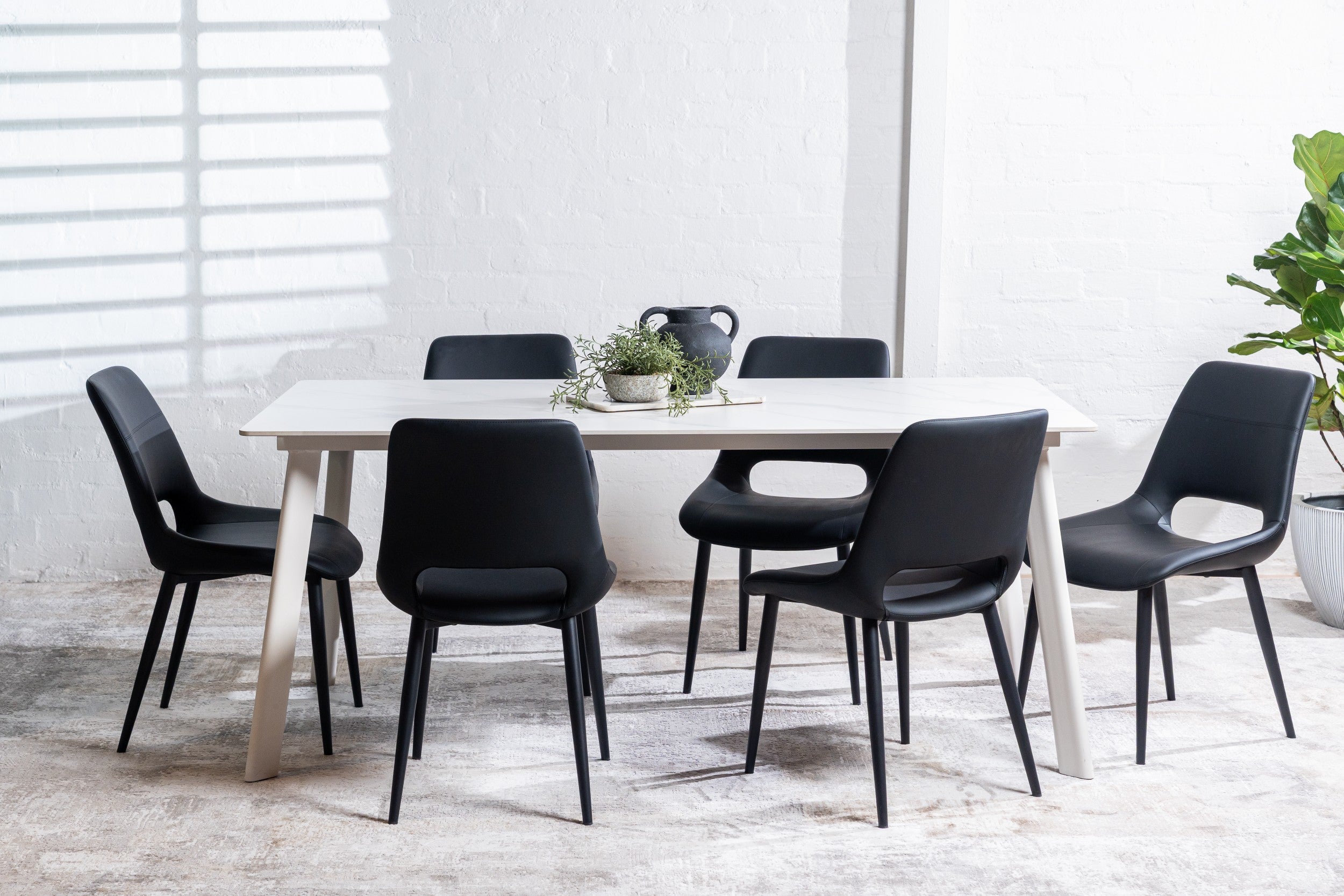 Turino Dining Table Snow White