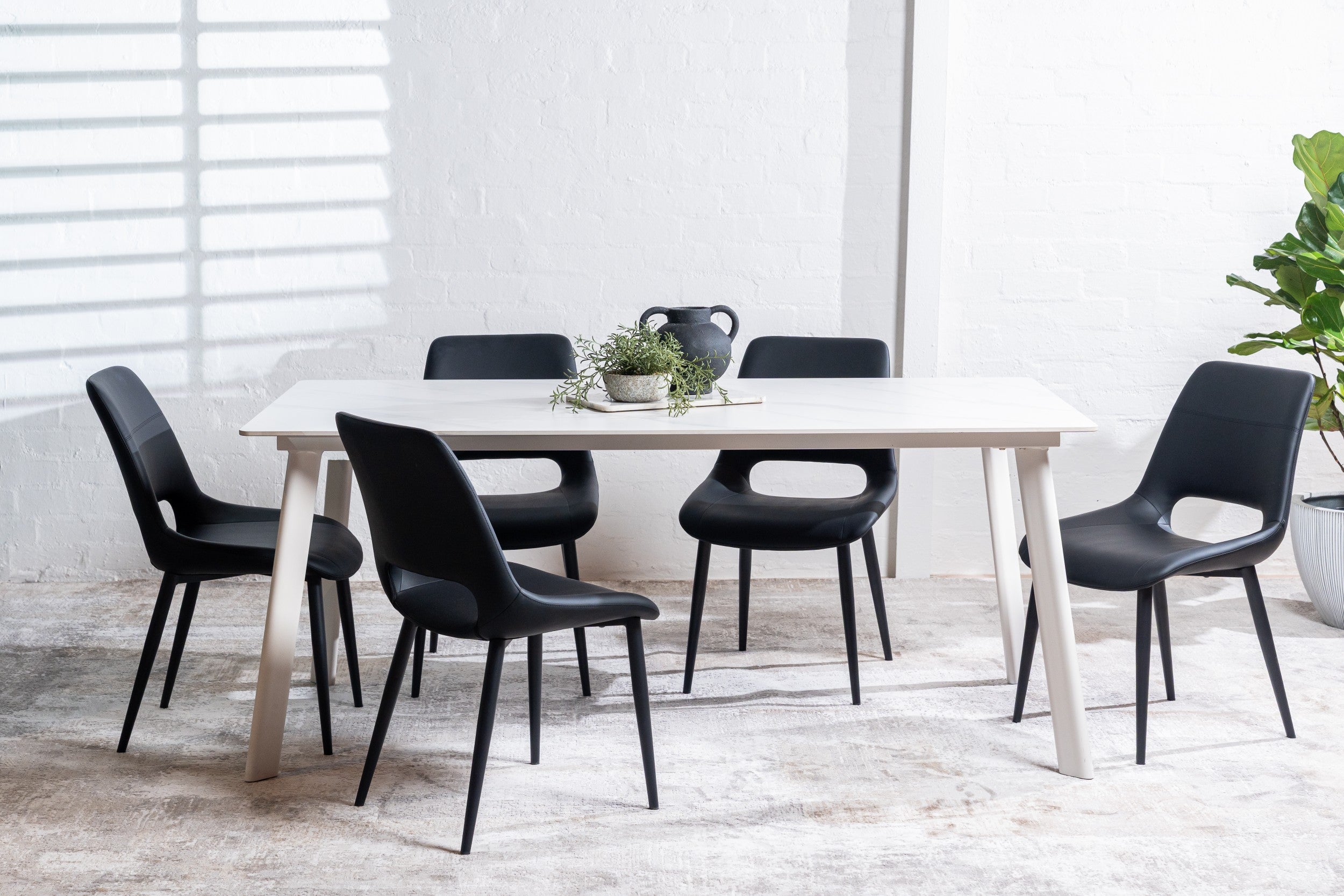 Turino Dining Table Snow White